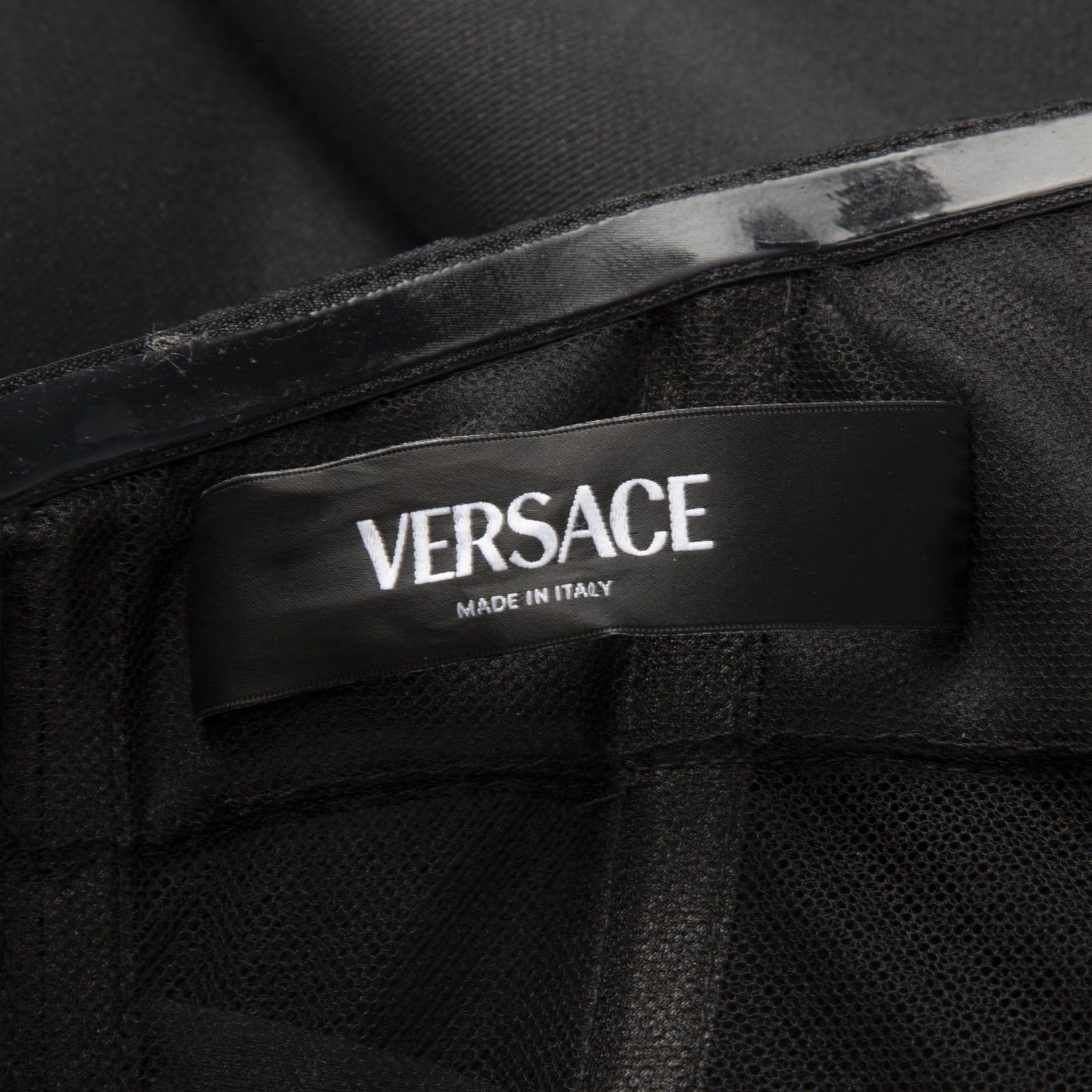 Versace F/W2023 Black Medusa ’95 Duchess Gown Size S / US 4 / IT 40 - 6 Thumbnail
