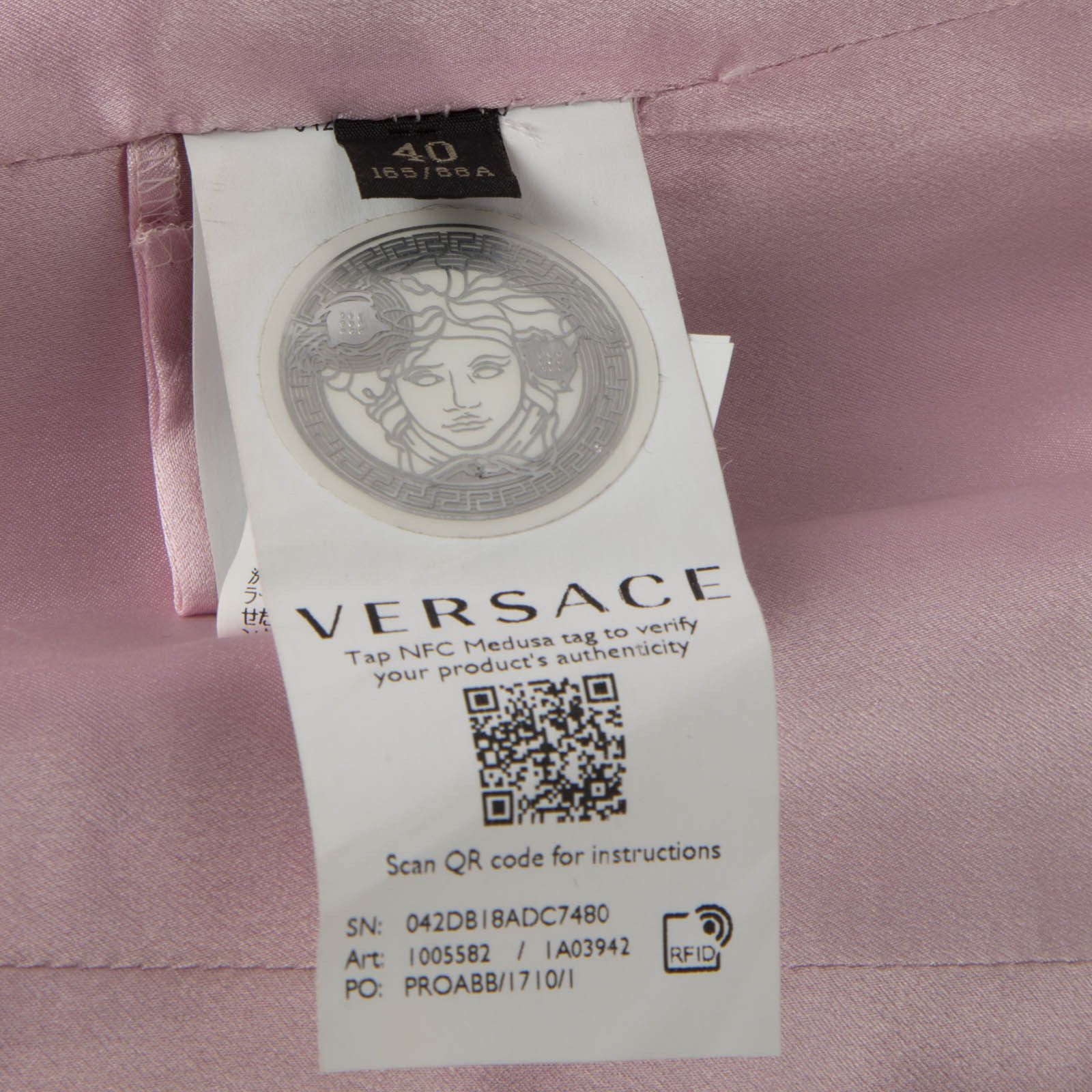 Versace S/S22 Fendace Pink Chainmail Dress Size S / US 4 / IT 40 - 16 Thumbnail