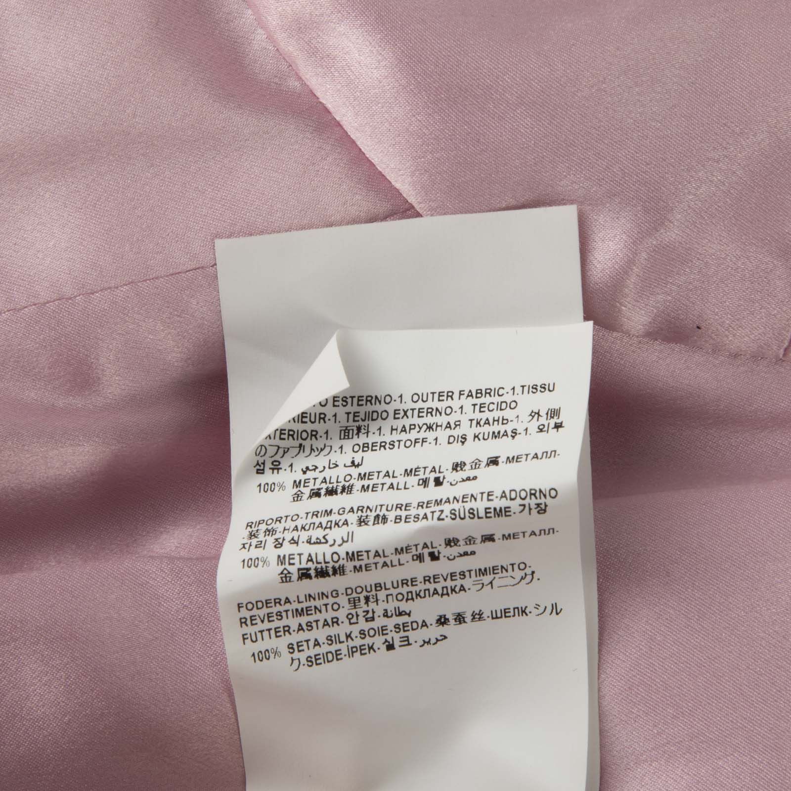 Versace S/S22 Fendace Pink Chainmail Dress Size S / US 4 / IT 40 - 17 Thumbnail