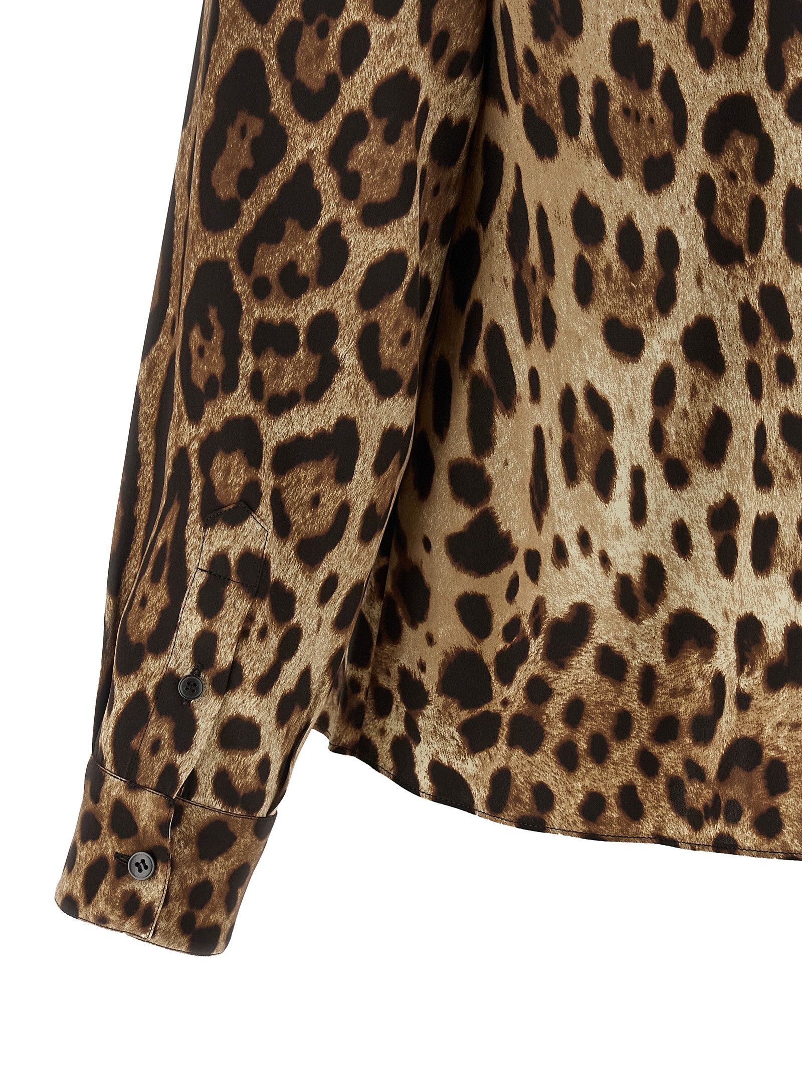 Dolce & Gabbana 'Leopardo' Shirt Size L / US 10 / IT 46 - 4 Thumbnail