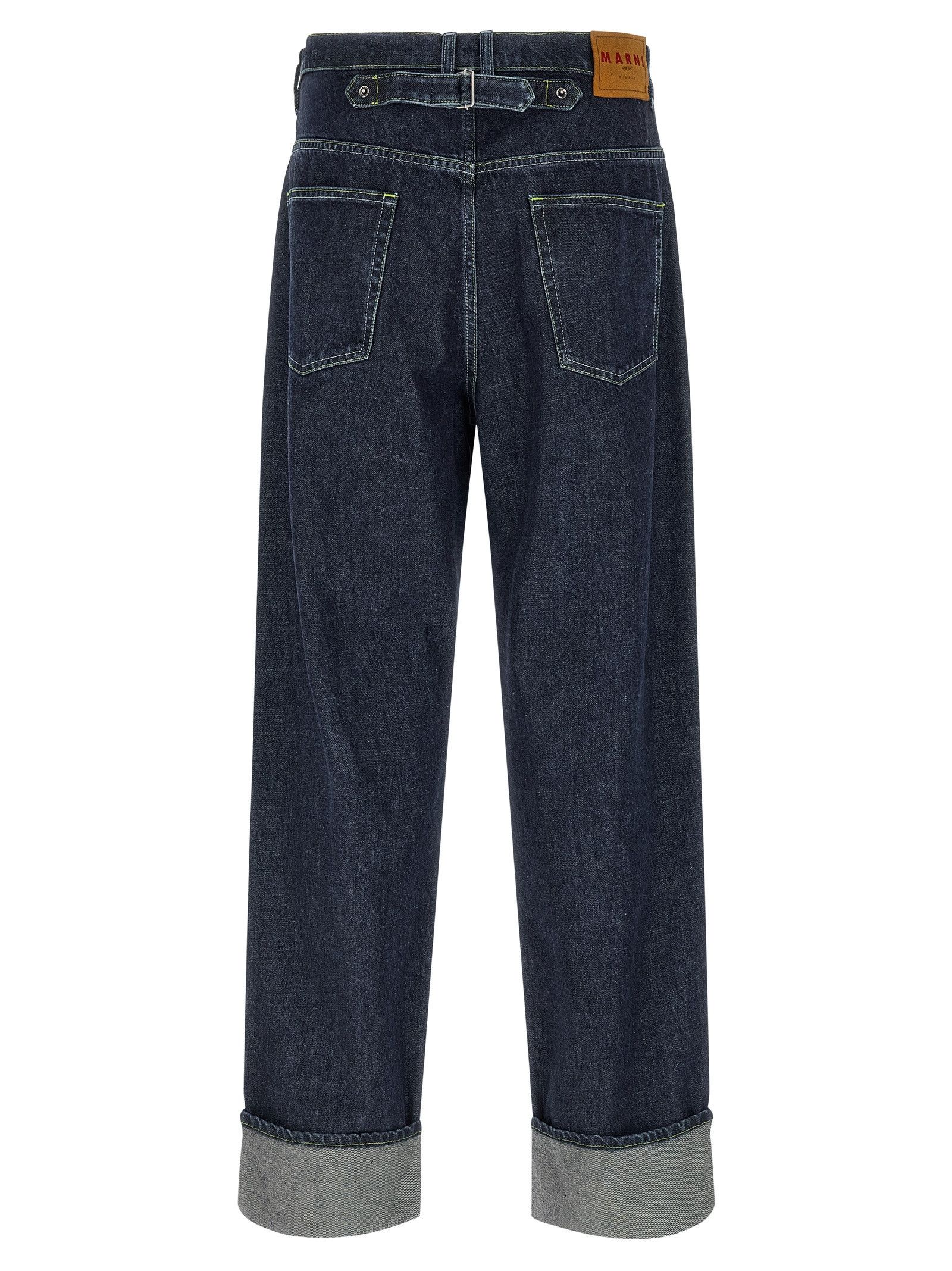 Marni Logo Embroidery Jeans Size US 34 / EU 50 - 2 Thumbnail