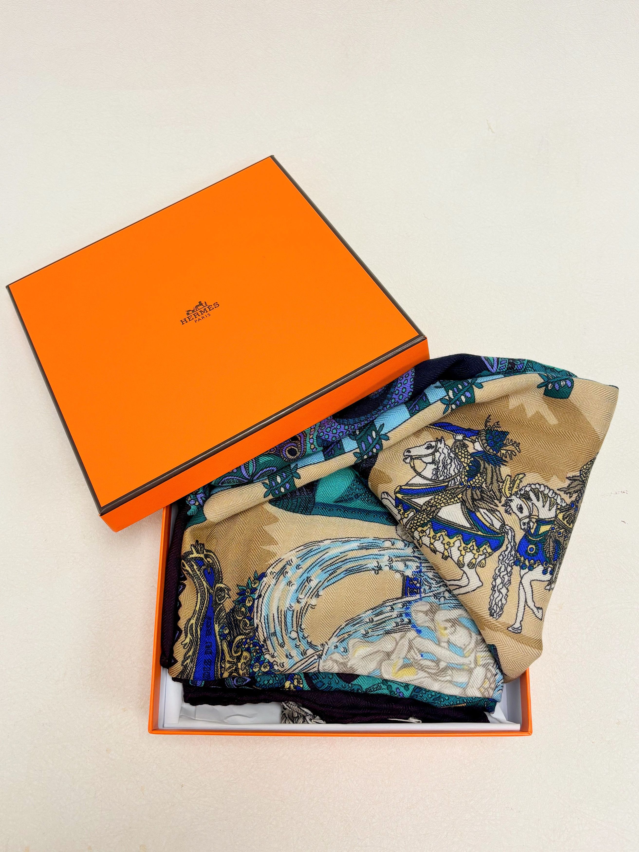 Other HERMÈS Châle cachemire et soie Size ONE SIZE - 2 Thumbnail