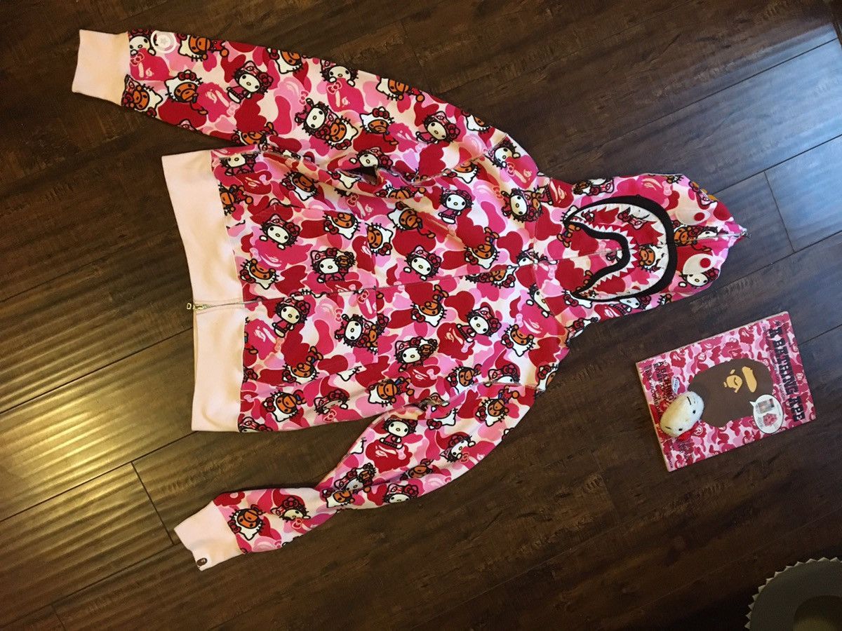 Bape Bape Hello Kitty Hoodie | Grailed