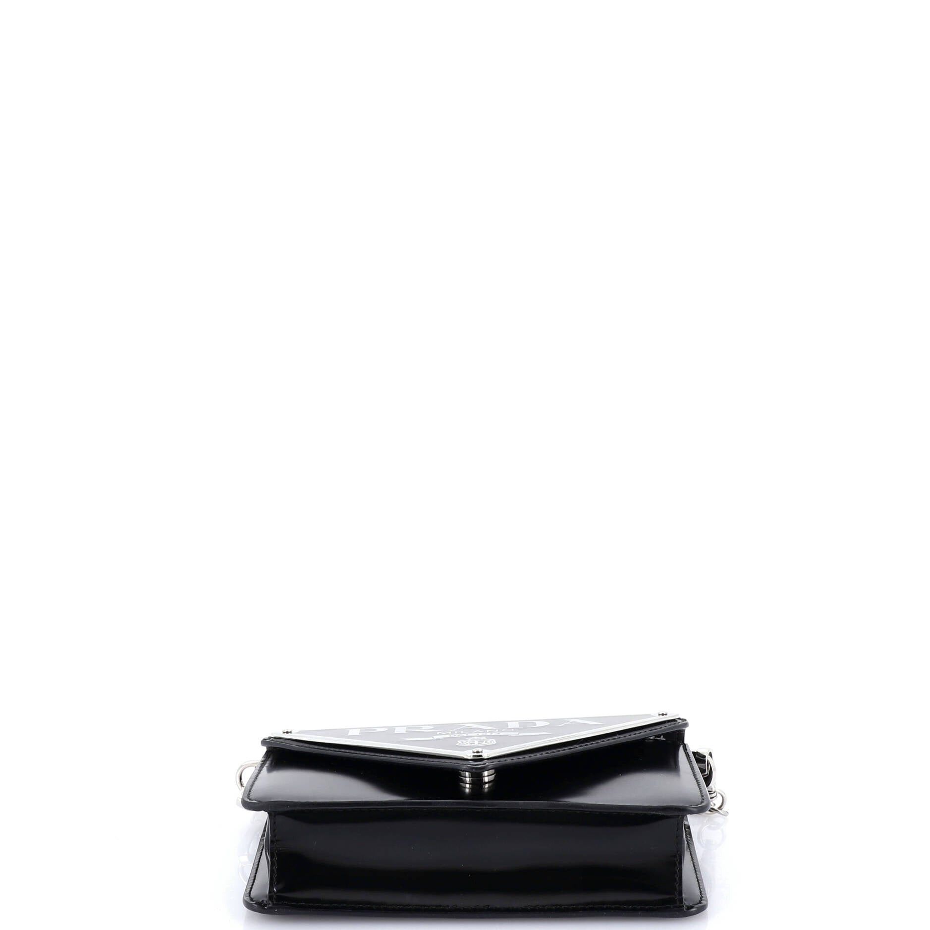 Prada Maxi Triangle Logo Chain Flap Bag Size ONE SIZE - 4 Thumbnail