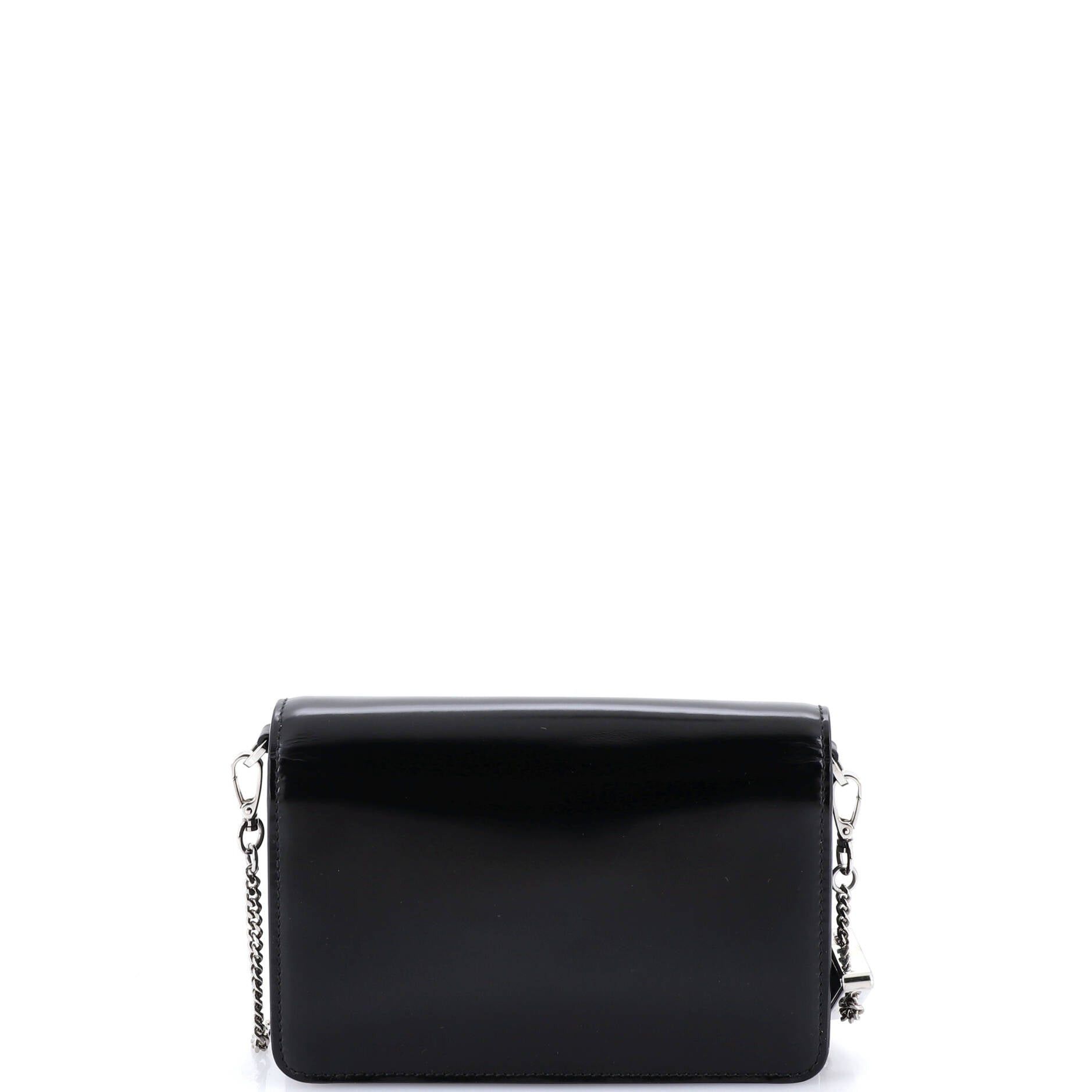 Prada Maxi Triangle Logo Chain Flap Bag Size ONE SIZE - 3 Thumbnail