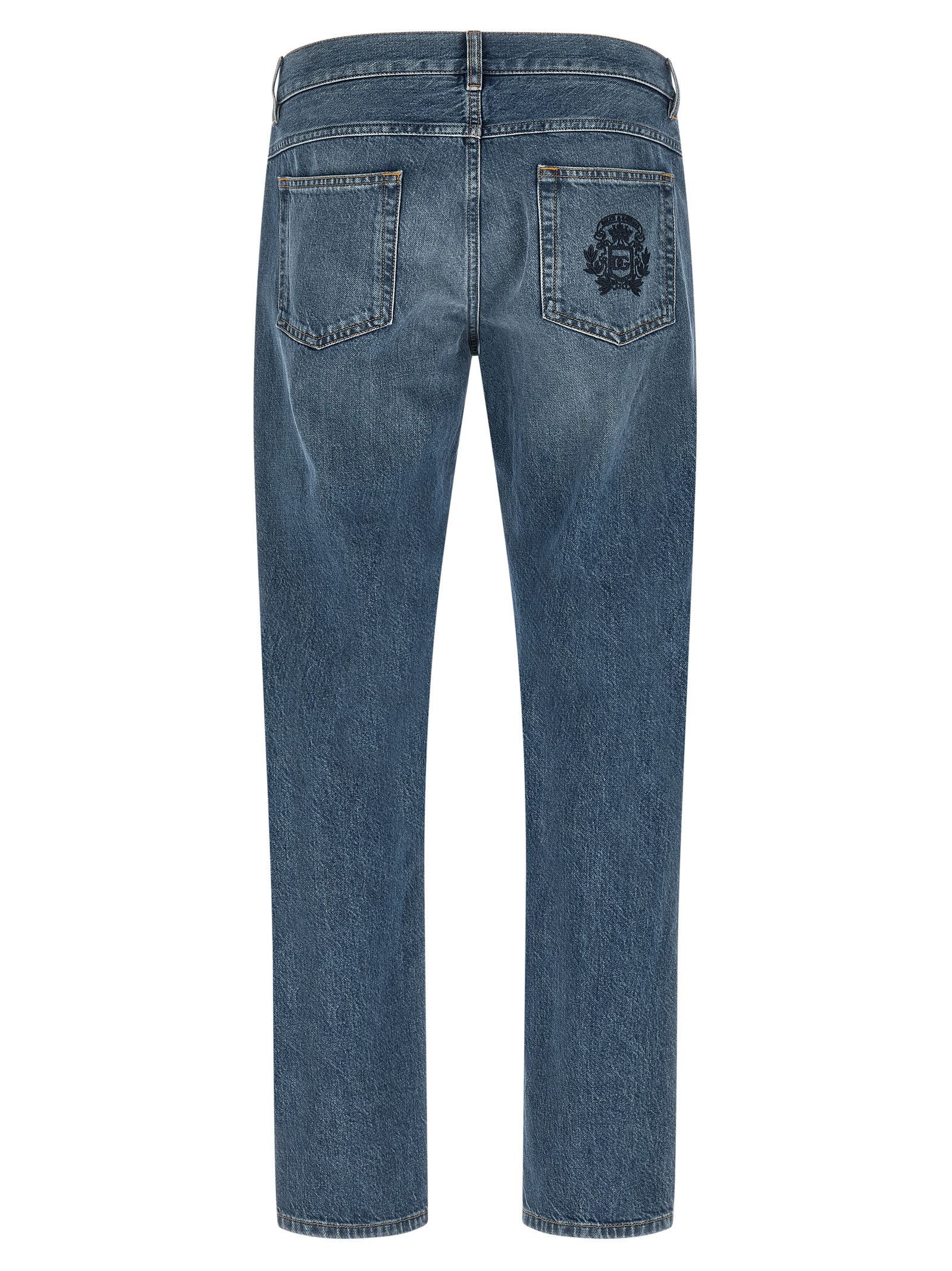 Dolce & Gabbana Heraldic Embroidery Jeans Size US 40 / EU 56 - 2 Thumbnail