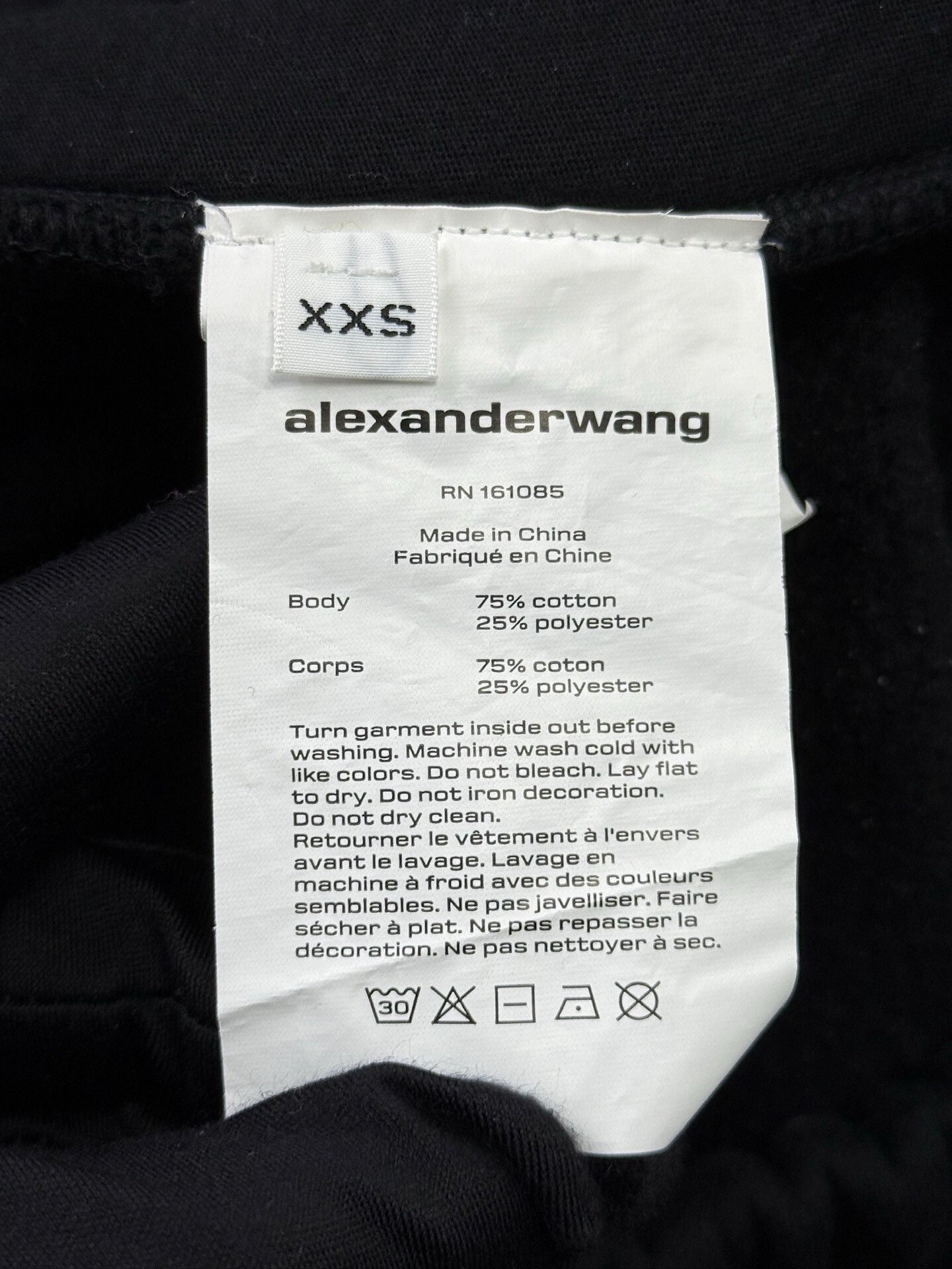 Alexander Wang Alexander Wang Black Sweatpants Size 22" - 5 Thumbnail