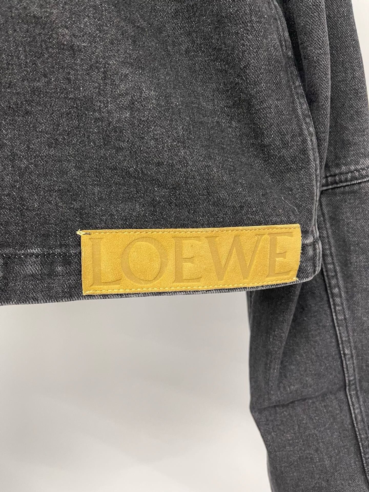 Loewe Loewe Classic Black Washed Denim Jacket Size XS / US 0-2 / IT 36-38 - 3 Thumbnail