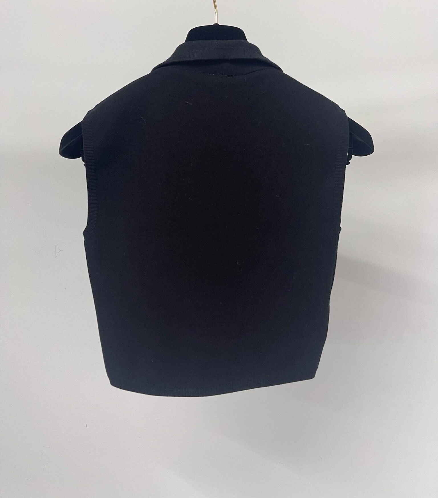 Prada Prada Black Triangle Logo Turtleneck Sleeveless Top Size S / US 4 / IT 40 - 2 Thumbnail