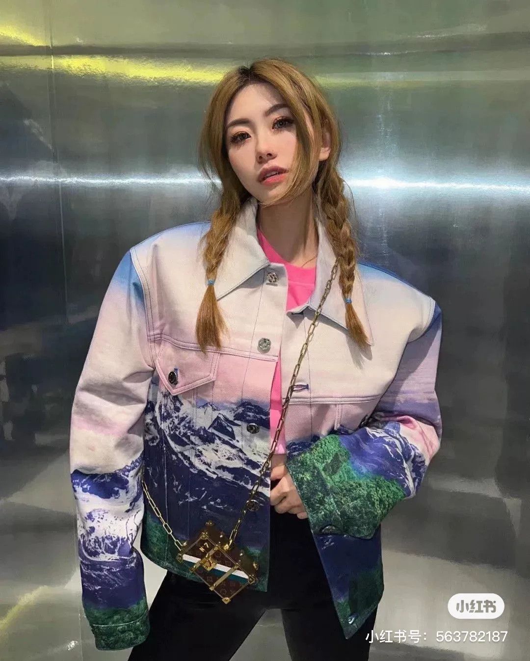Louis Vuitton LV Snow Mountain Print Denim Jacket Size US S / EU 44-46 / 1 - 6 Thumbnail