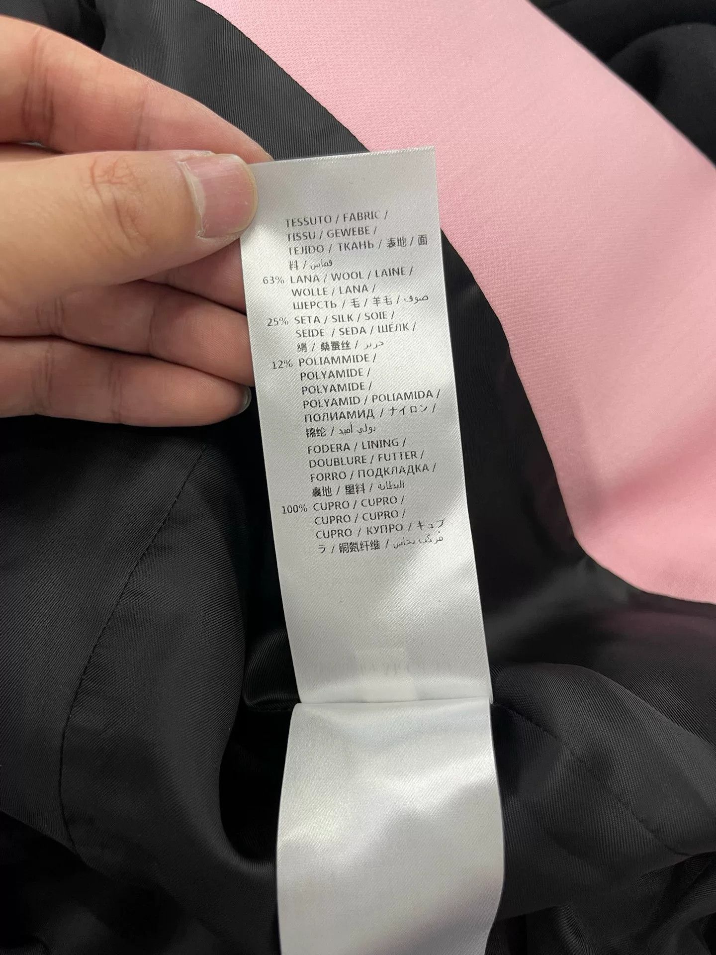 Alexander McQueen Alexander McQueen Pink Black Colorblock Blazer Size M / US 6-8 / IT 42-44 - 5 Thumbnail