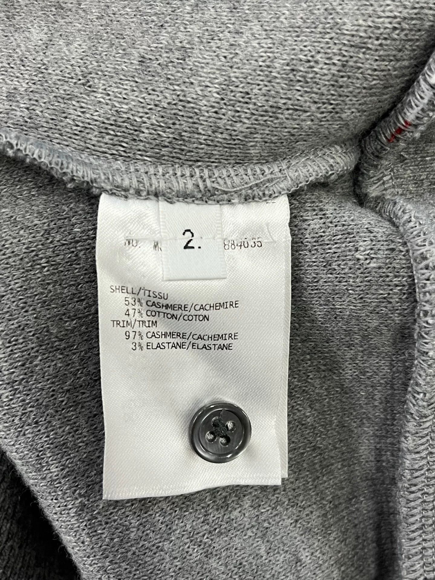 Thom Browne Thom Browne Gray 4-Stripe Cashmere Sweater Size US M / EU 48-50 / 2 - 6 Thumbnail