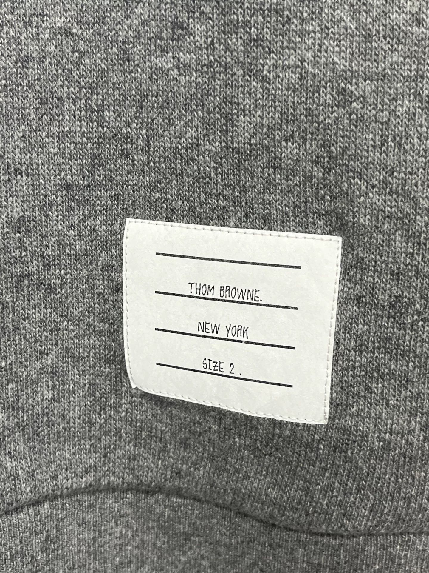 Thom Browne Thom Browne Gray 4-Stripe Cashmere Sweater Size US M / EU 48-50 / 2 - 3 Thumbnail
