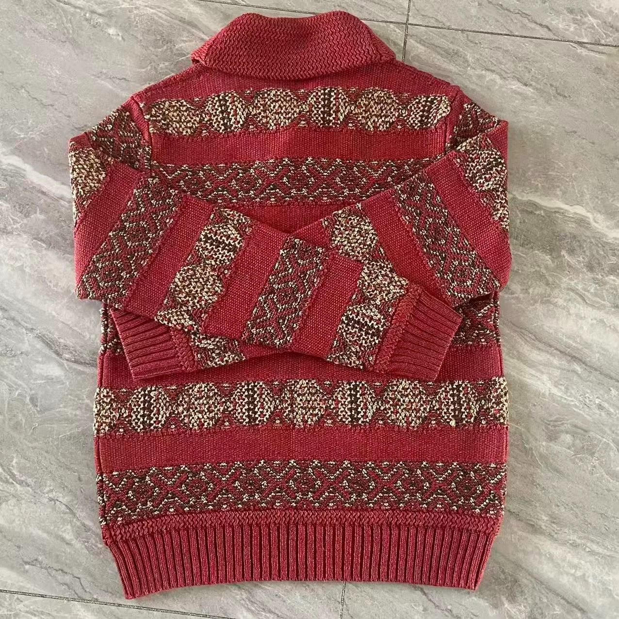 RRL Ralph Lauren RRL Vintage Southwest Wool Blend Shawl Collar Sweater Size US M / EU 48-50 / 2 - 2 Thumbnail