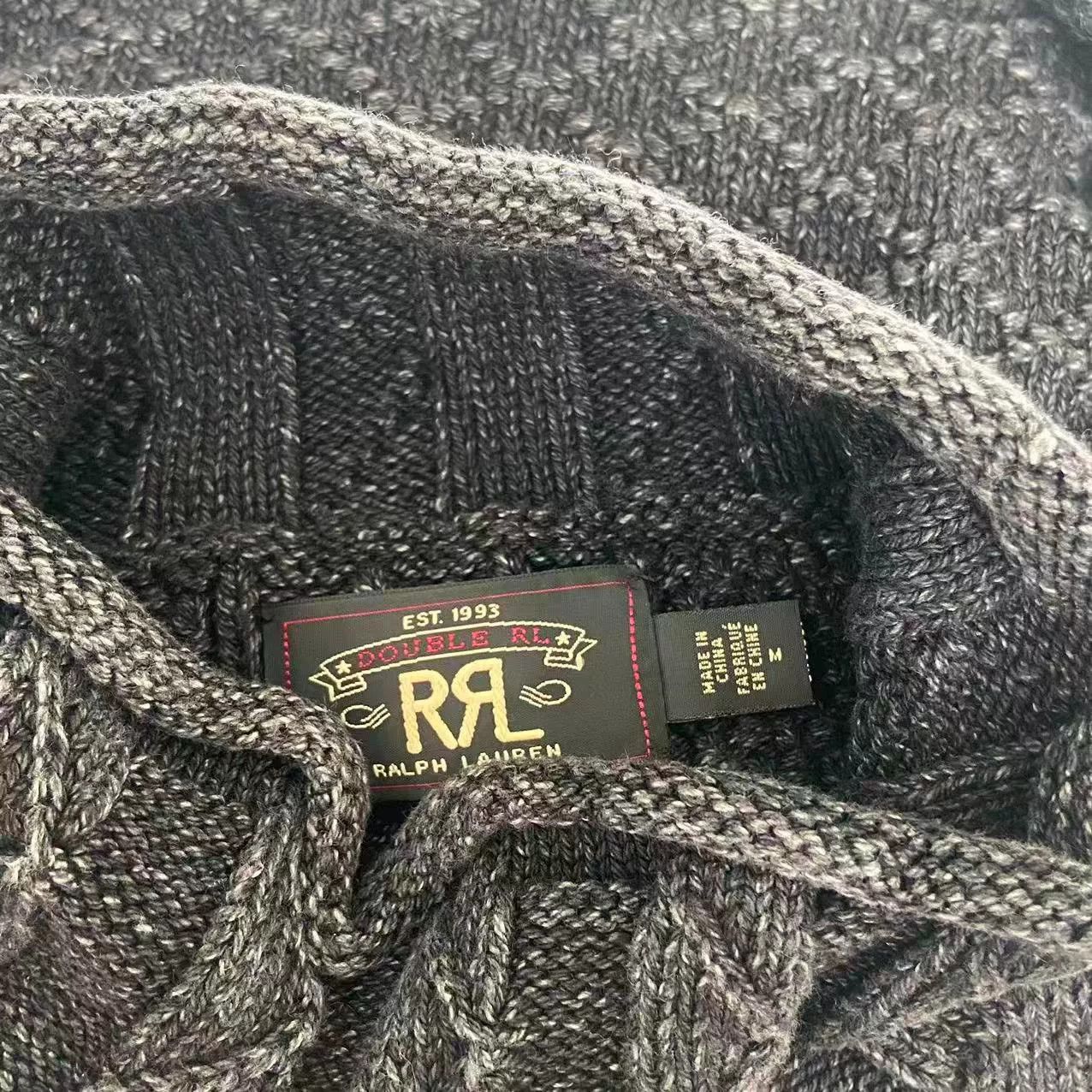 RRL Ralph Lauren RRL Vintage Washed Cable Knit Turtleneck Sweater Size US M / EU 48-50 / 2 - 9 Thumbnail