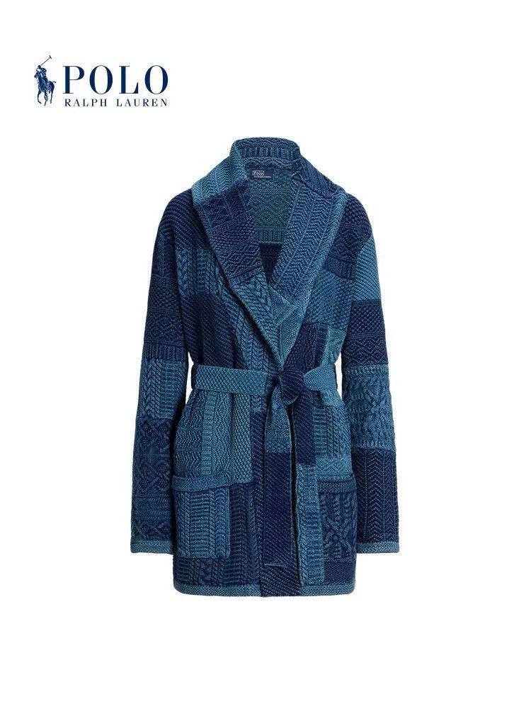 Ralph Lauren Ralph Lauren 24 Spring Cotton Patchwork Knit Cardigan Size XXL / US 16-18 / IT 52-54 - 2 Thumbnail