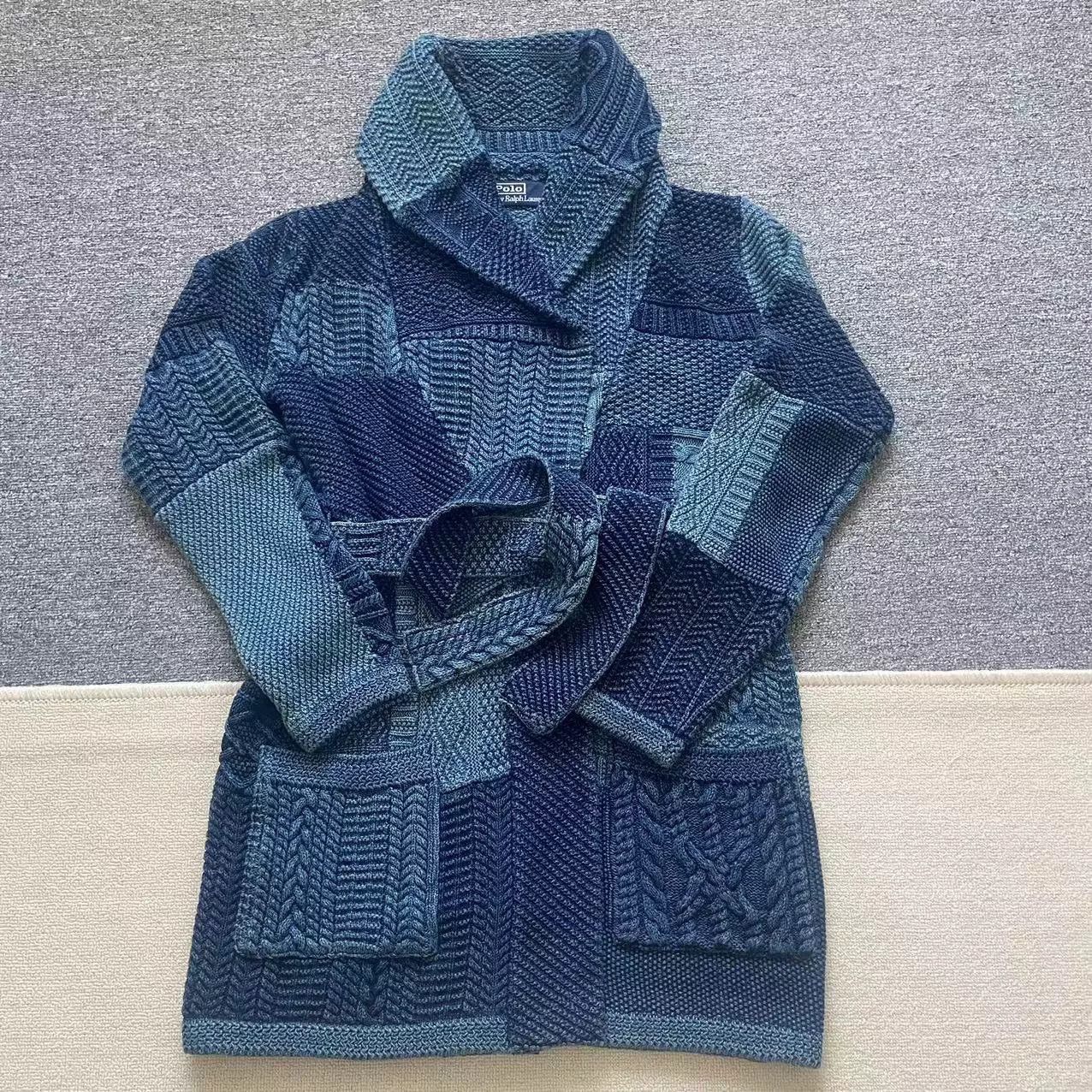 Ralph Lauren Ralph Lauren 24 Spring Cotton Patchwork Knit Cardigan Size XXL / US 16-18 / IT 52-54 - 6 Thumbnail