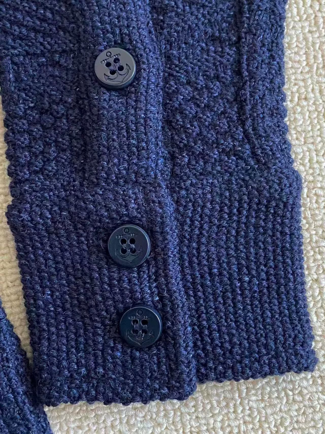 Polo Ralph Lauren Ralph Lauren Women's Dark Blue Knit Cardigan Size S / US 4 / IT 40 - 4 Thumbnail