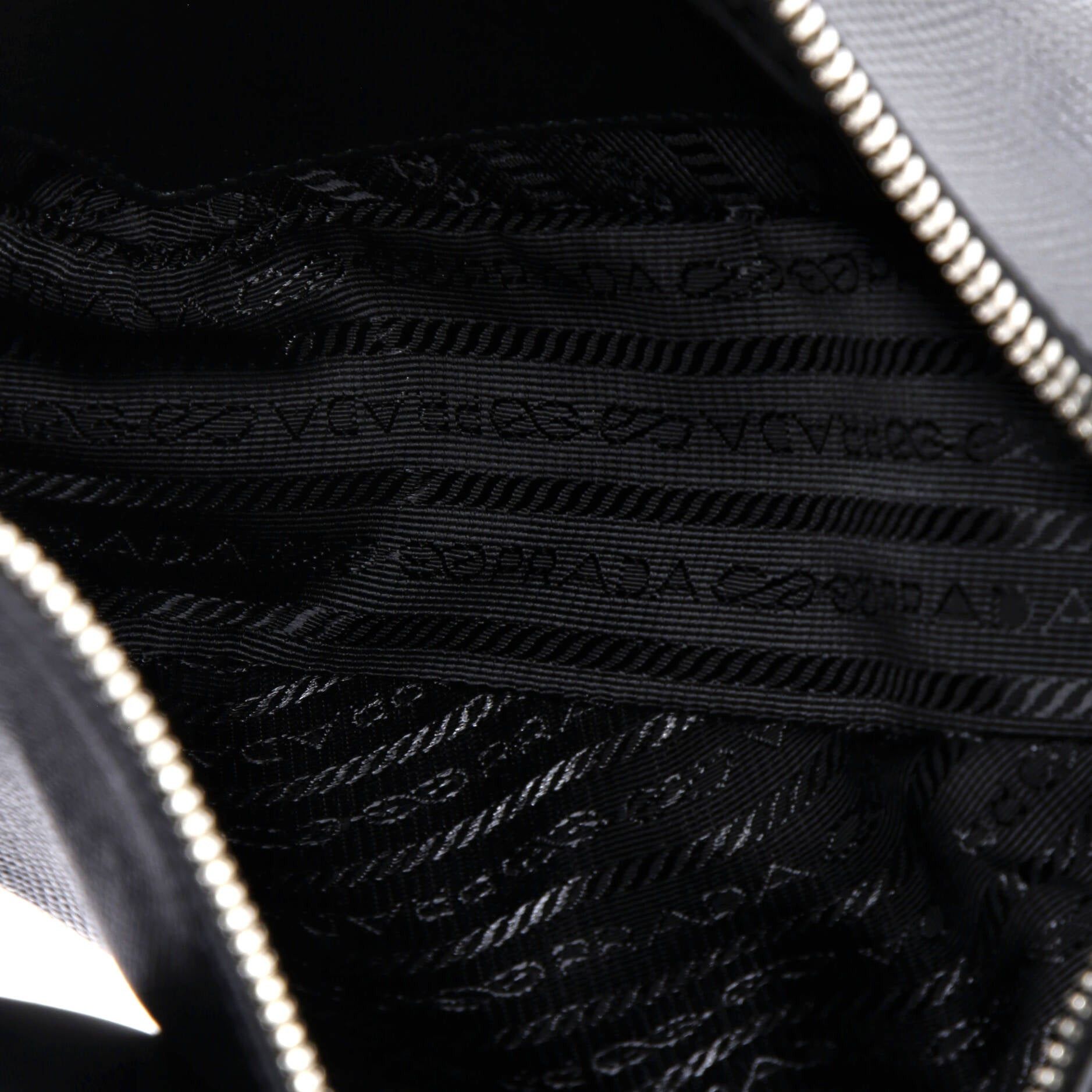Prada Double Triangle Logo Zip Shoulder Bag Size ONE SIZE - 5 Thumbnail