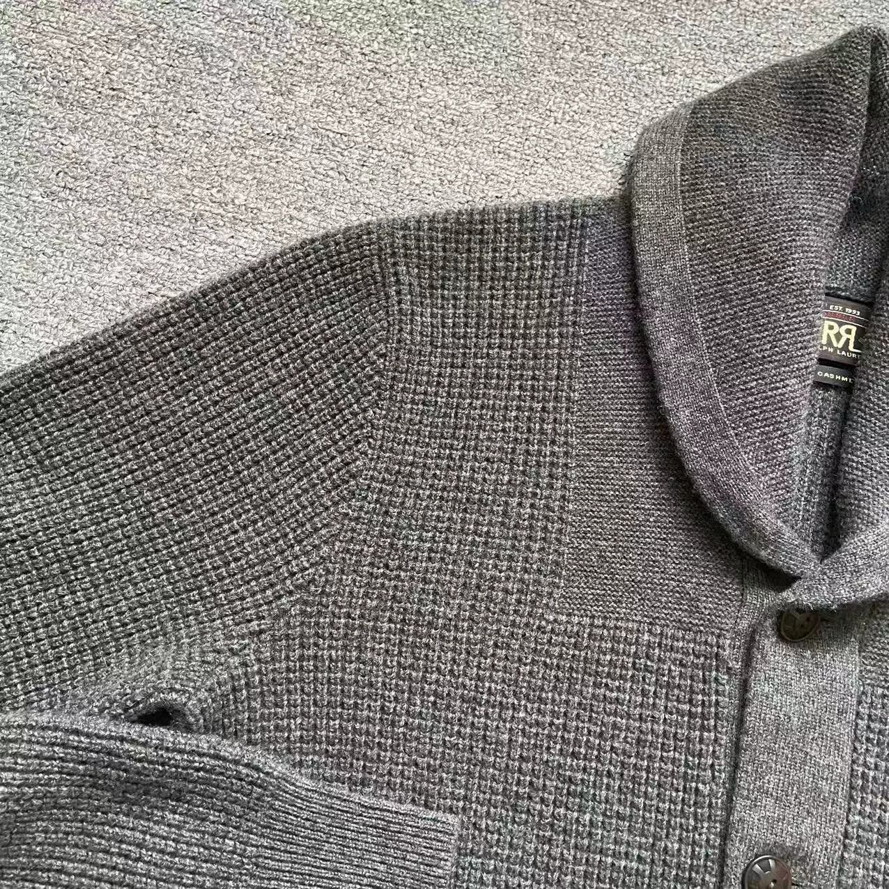 RRL Ralph Lauren RRL Double RL Shawl Collar Cashmere Cardigan Size US M / EU 48-50 / 2 - 7 Thumbnail