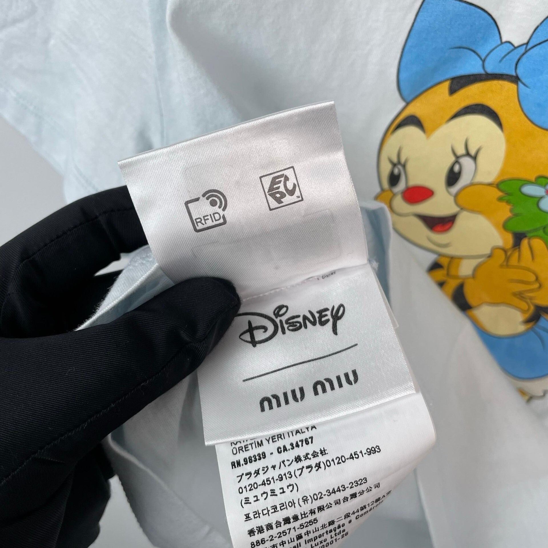 Miu Miu Miu Miu x Disney Collaborative T-Shirt Size M / US 6-8 / IT 42-44 - 5 Thumbnail