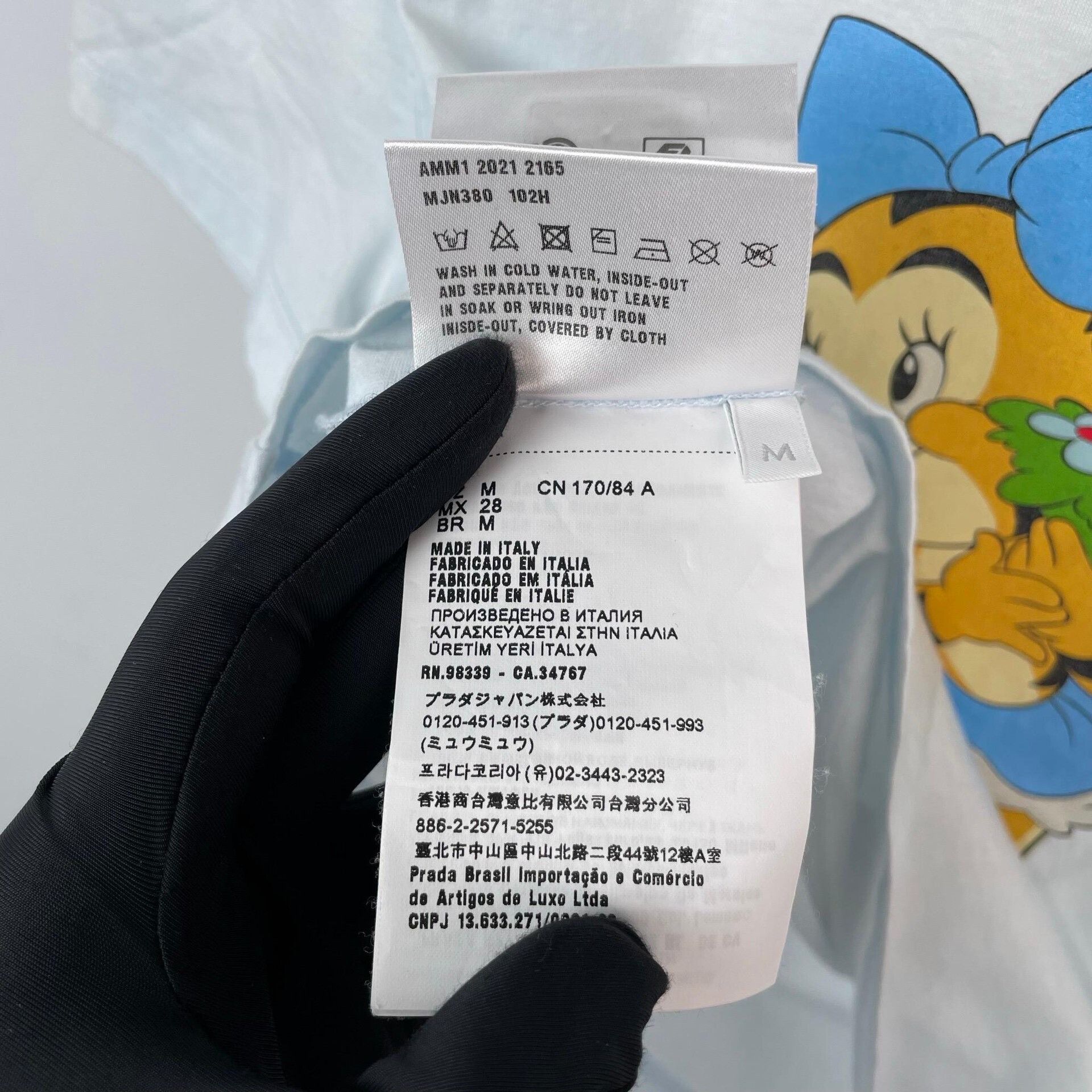 Miu Miu Miu Miu x Disney Collaborative T-Shirt Size M / US 6-8 / IT 42-44 - 6 Thumbnail