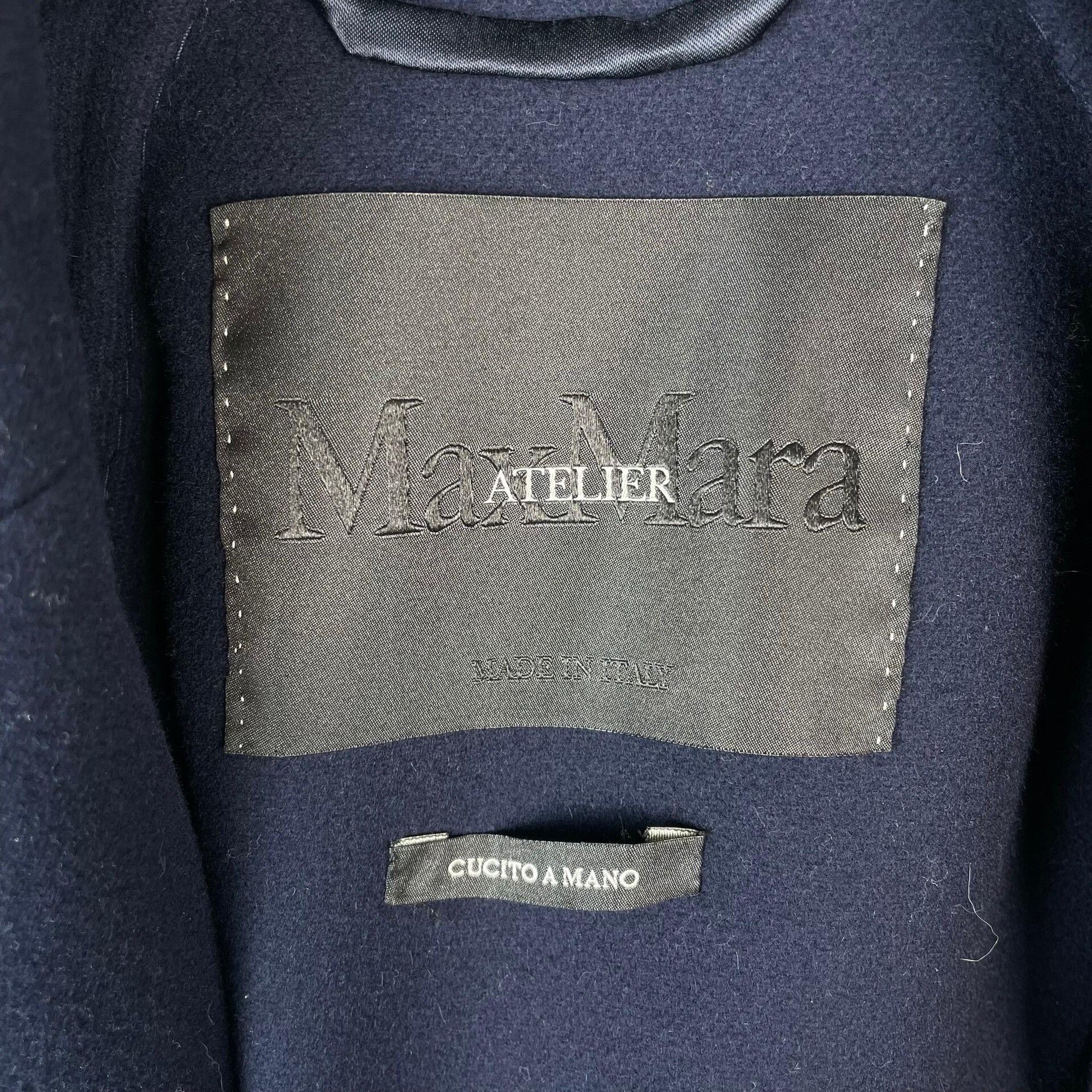 Max Mara MaxMara Atelier Wool Long Coat Size S / US 4 / IT 40 - 6 Thumbnail