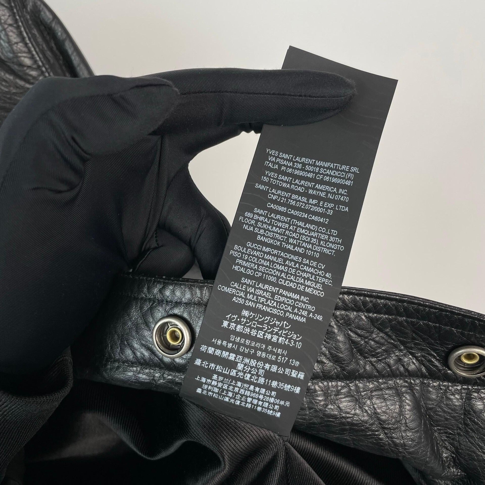 Saint Laurent Paris Saint Laurent Black Leather Jacket Size XS / US 0-2 / IT 36-38 - 8 Thumbnail