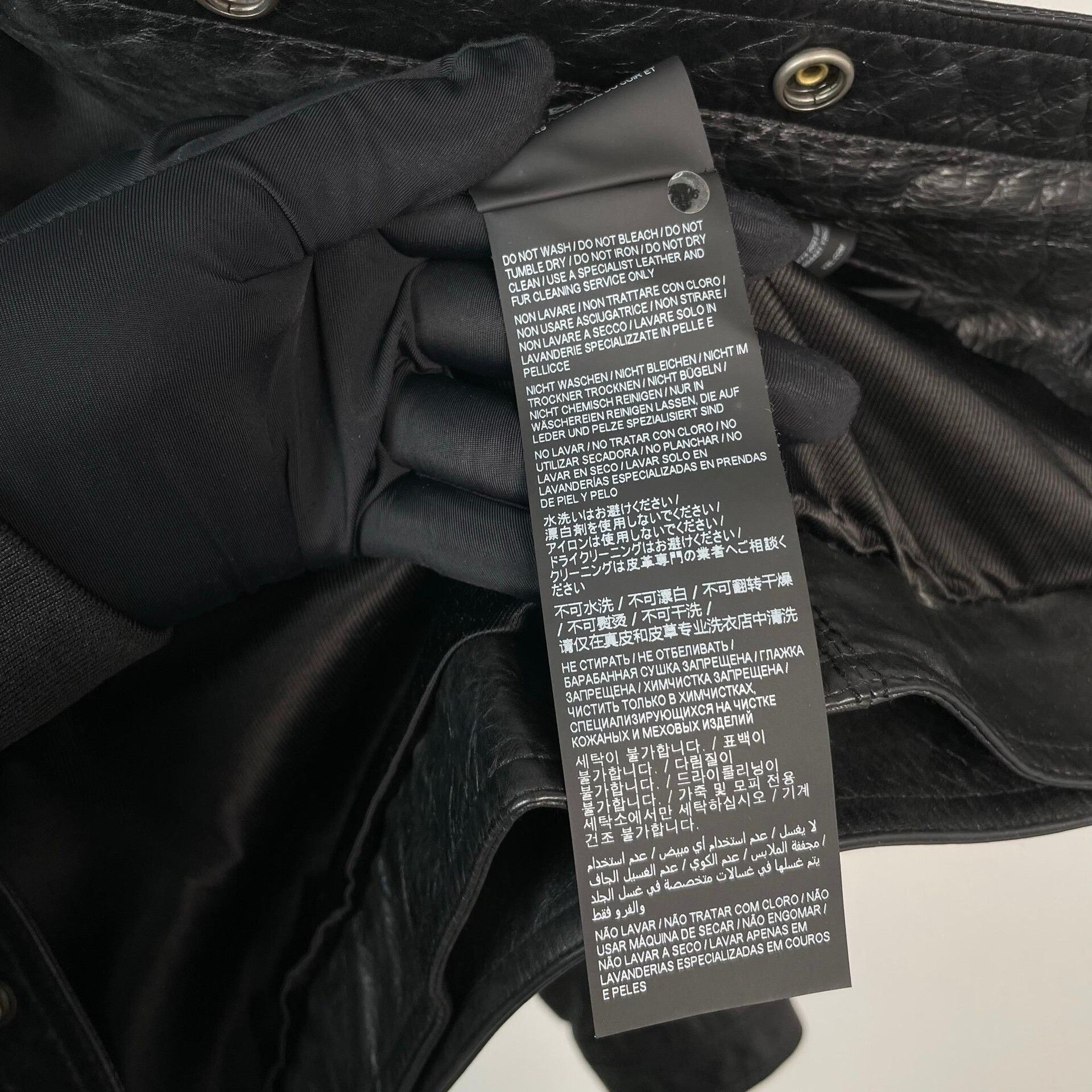 Saint Laurent Paris Saint Laurent Black Leather Jacket Size XS / US 0-2 / IT 36-38 - 7 Thumbnail