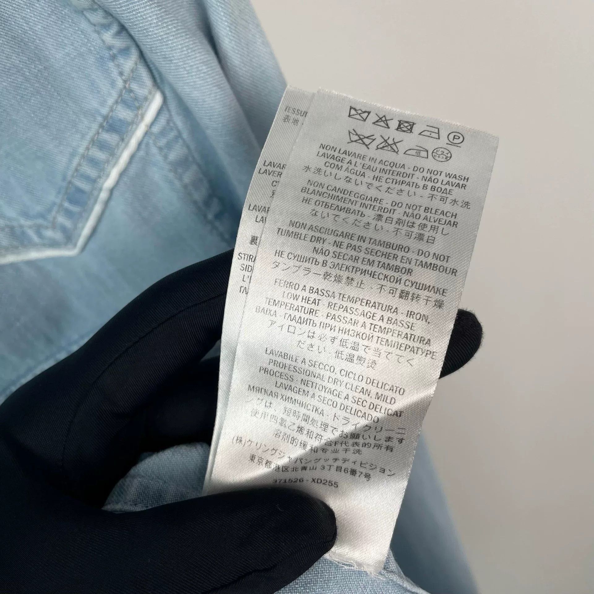 Gucci Gucci Soft Denim Shirt Blue 36 Size XS / US 0-2 / IT 36-38 - 9 Thumbnail