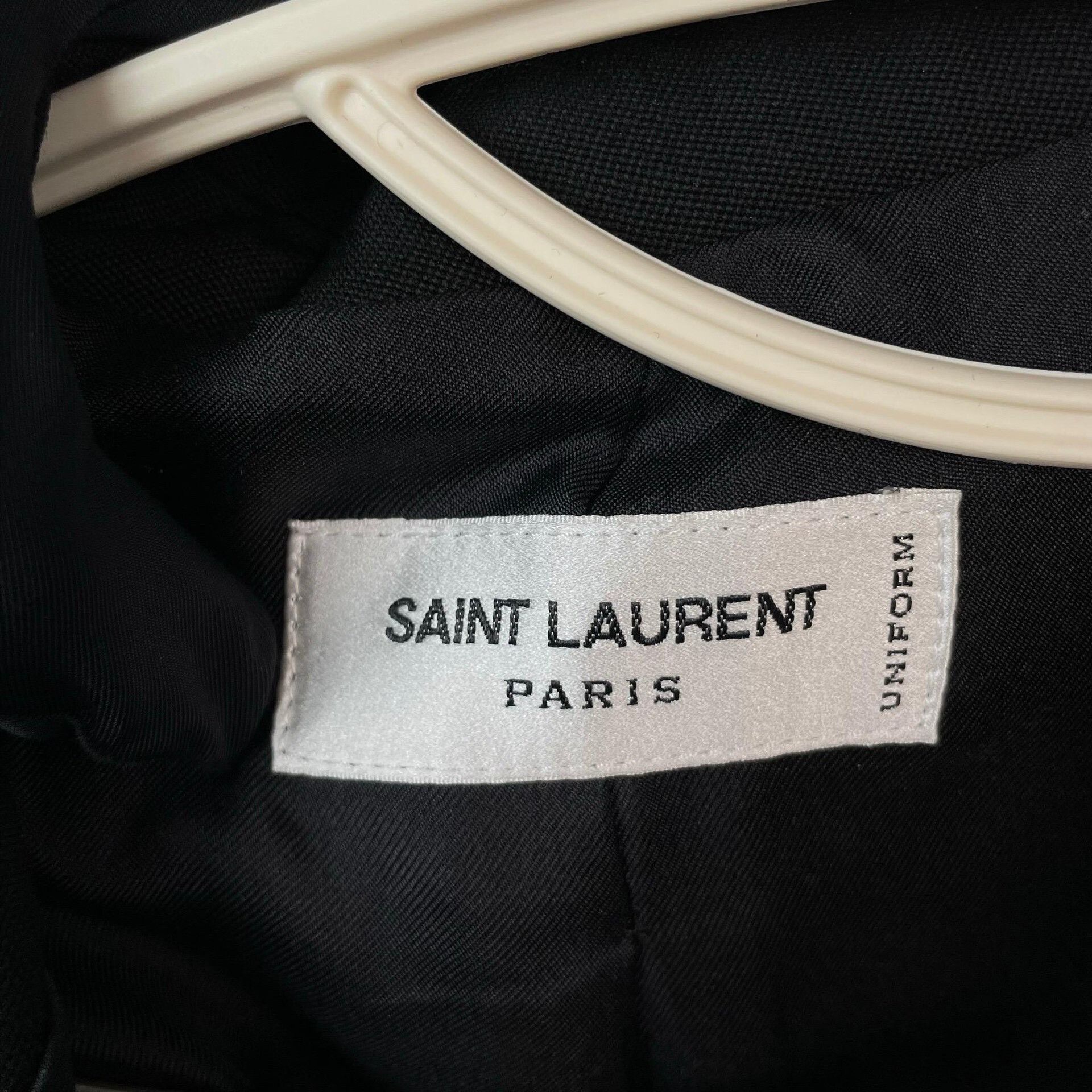 Saint Laurent Paris Saint Laurent Black Smoking Blazer Size 36 Size XS / US 0-2 / IT 36-38 - 6 Thumbnail