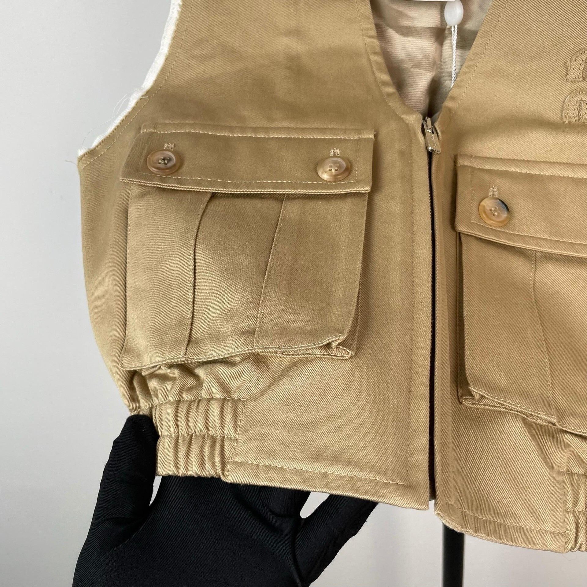 Miu Miu Miu Miu Khaki Utility Vest Size S / US 4 / IT 40 - 3 Thumbnail