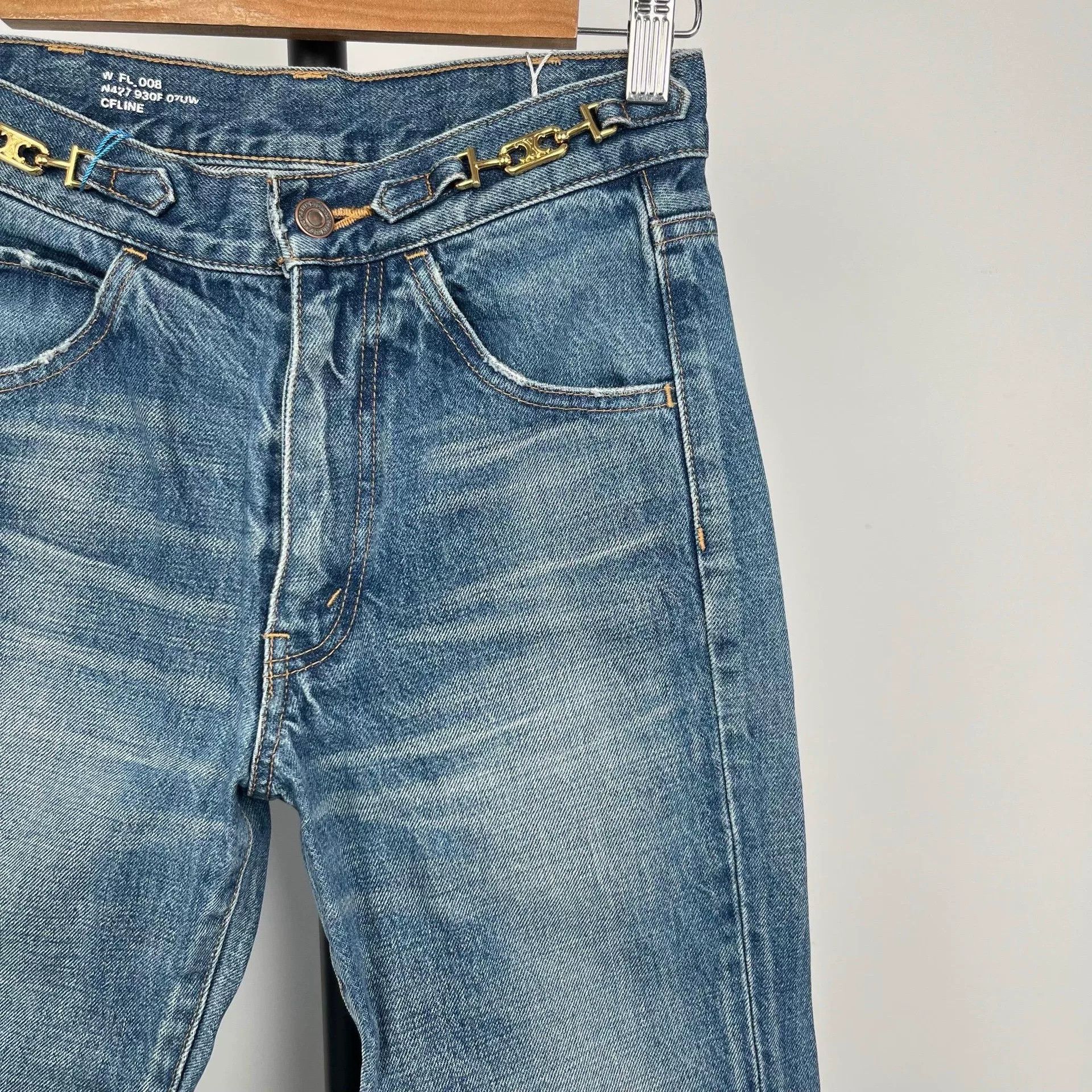 Celine CELINE Blue Jeans Size 25 Size 25" / US 0 / IT 36 - 4 Thumbnail