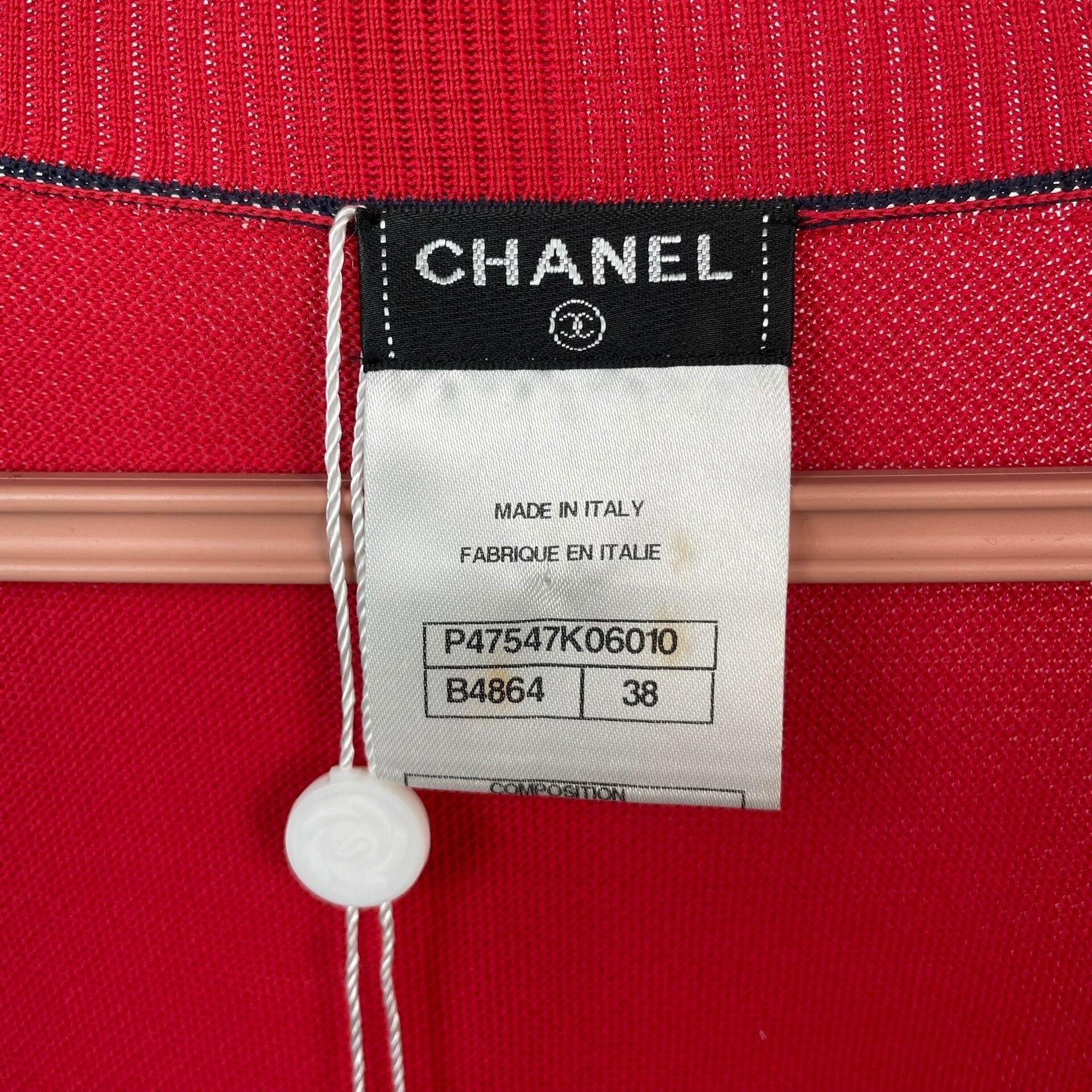 Chanel Chanel Cardigan Size 38 Red Size S / US 4 / IT 40 - 6 Thumbnail