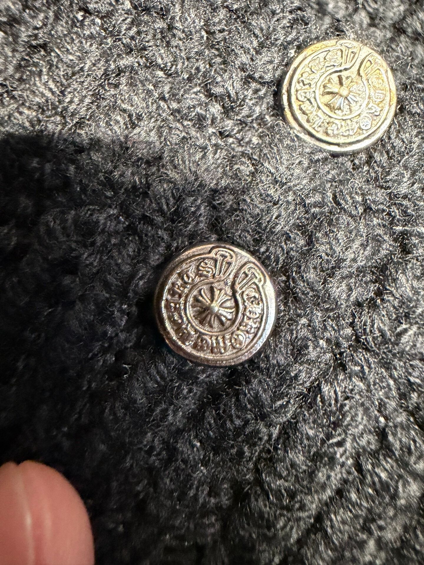 Chrome Hearts Chrome Hearts Black Silver Embellished Beanie Size ONE SIZE - 3 Thumbnail