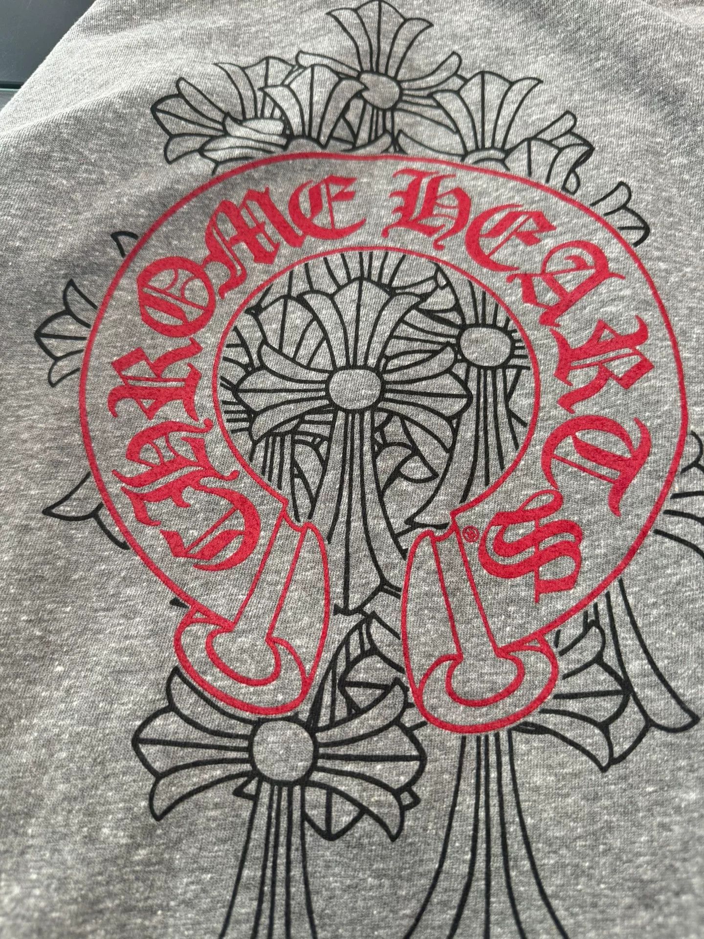 Chrome Hearts Chrome Hearts Gray Cross Zip Hoodie Size US M / EU 48-50 / 2 - 4 Thumbnail