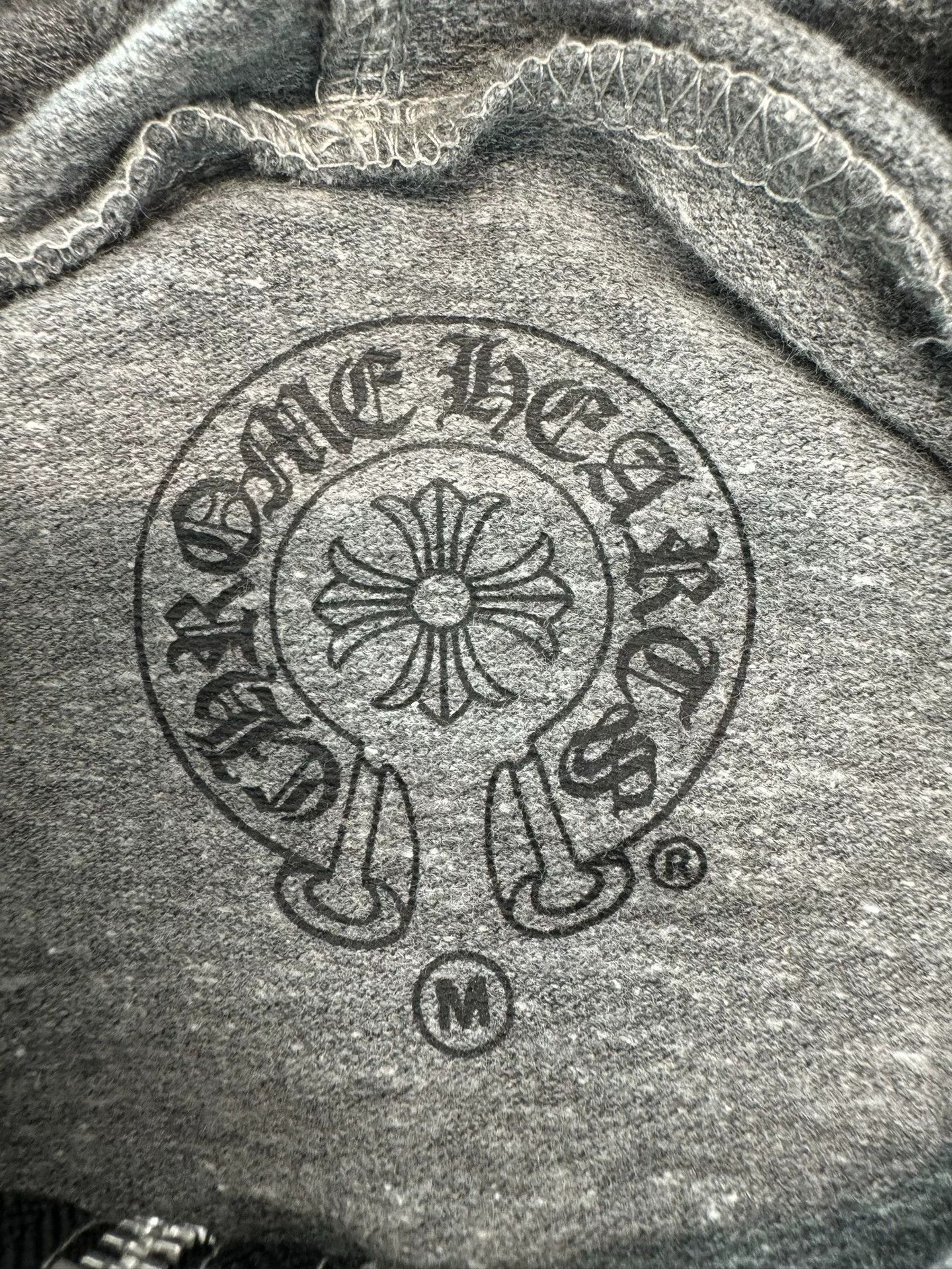 Chrome Hearts Chrome Hearts Gray Cross Zip Hoodie Size US M / EU 48-50 / 2 - 6 Thumbnail