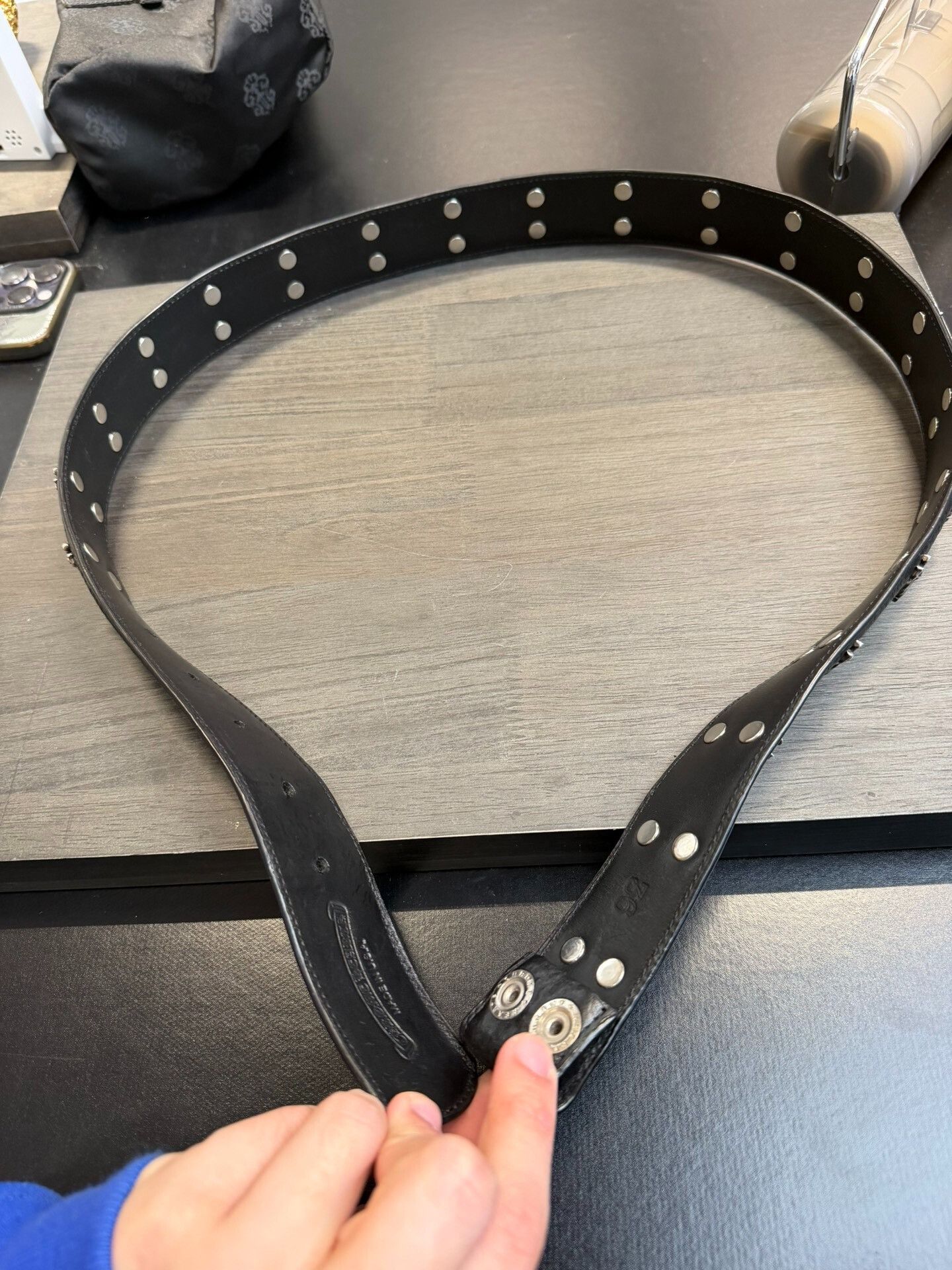 Chrome Hearts Chrome Hearts Black Sword Belt Size ONE SIZE - 7 Thumbnail
