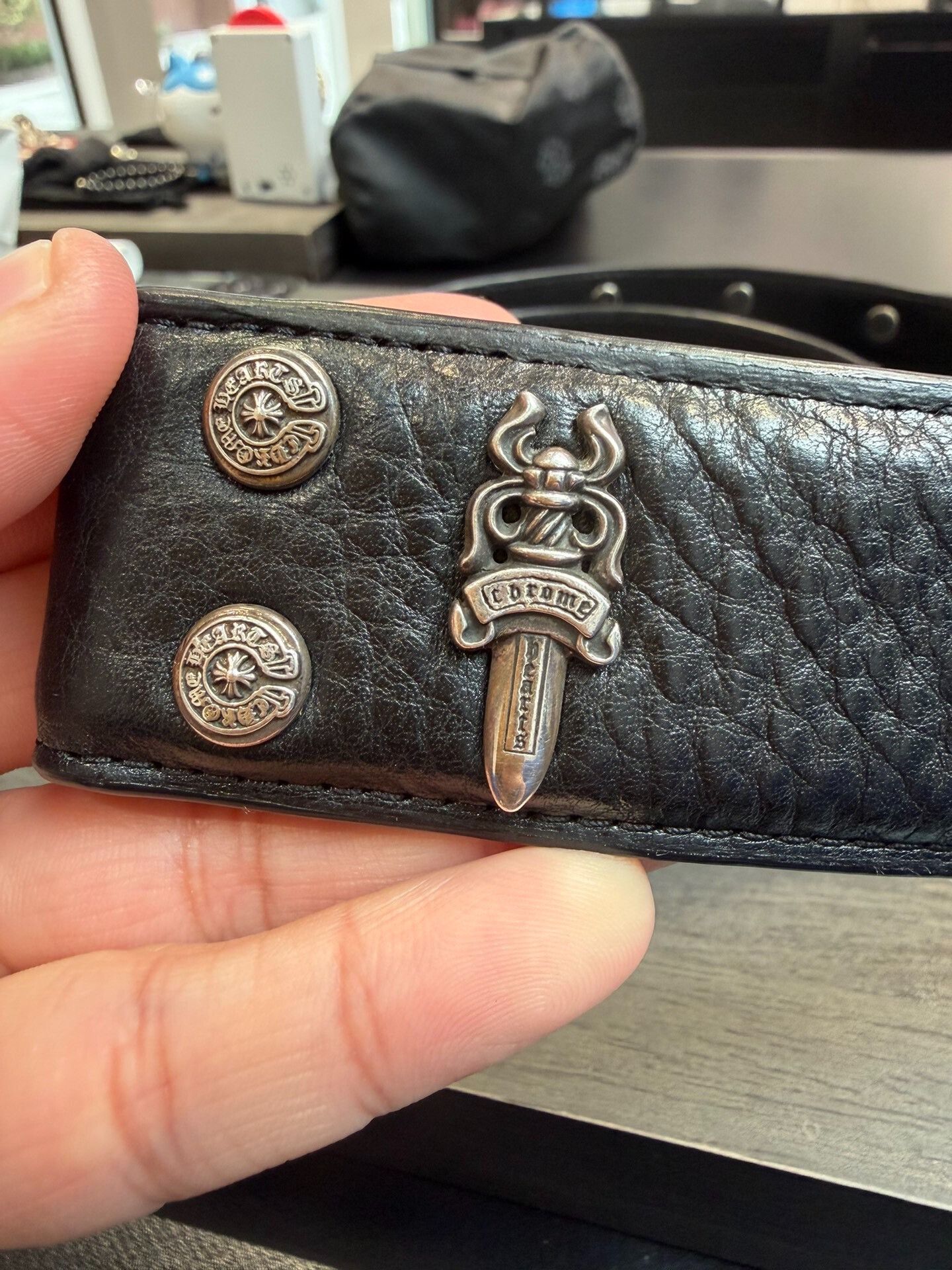 Chrome Hearts Chrome Hearts Black Sword Belt Size ONE SIZE - 2 Thumbnail