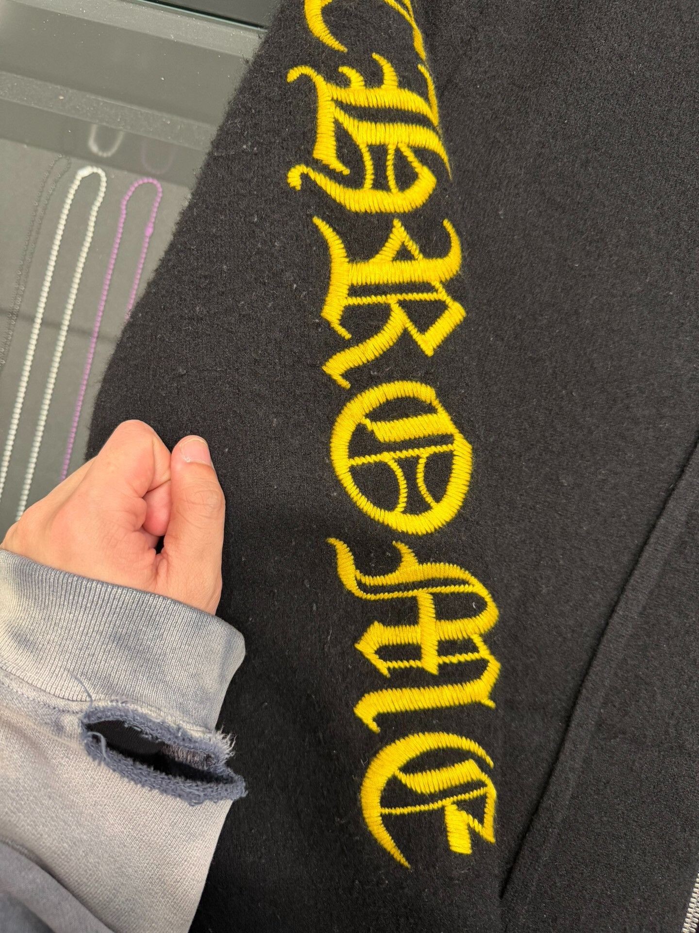 Chrome Hearts Chrome Hearts Black Cashmere Zip Hoodie L Size US L / EU 52-54 / 3 - 2 Thumbnail