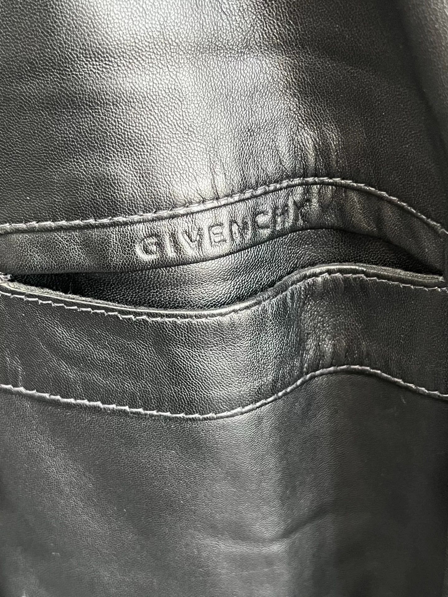 Givenchy GIVENCHY Logo Leather Jacket XXL Size US XXL / EU 58 / 5 - 3 Thumbnail