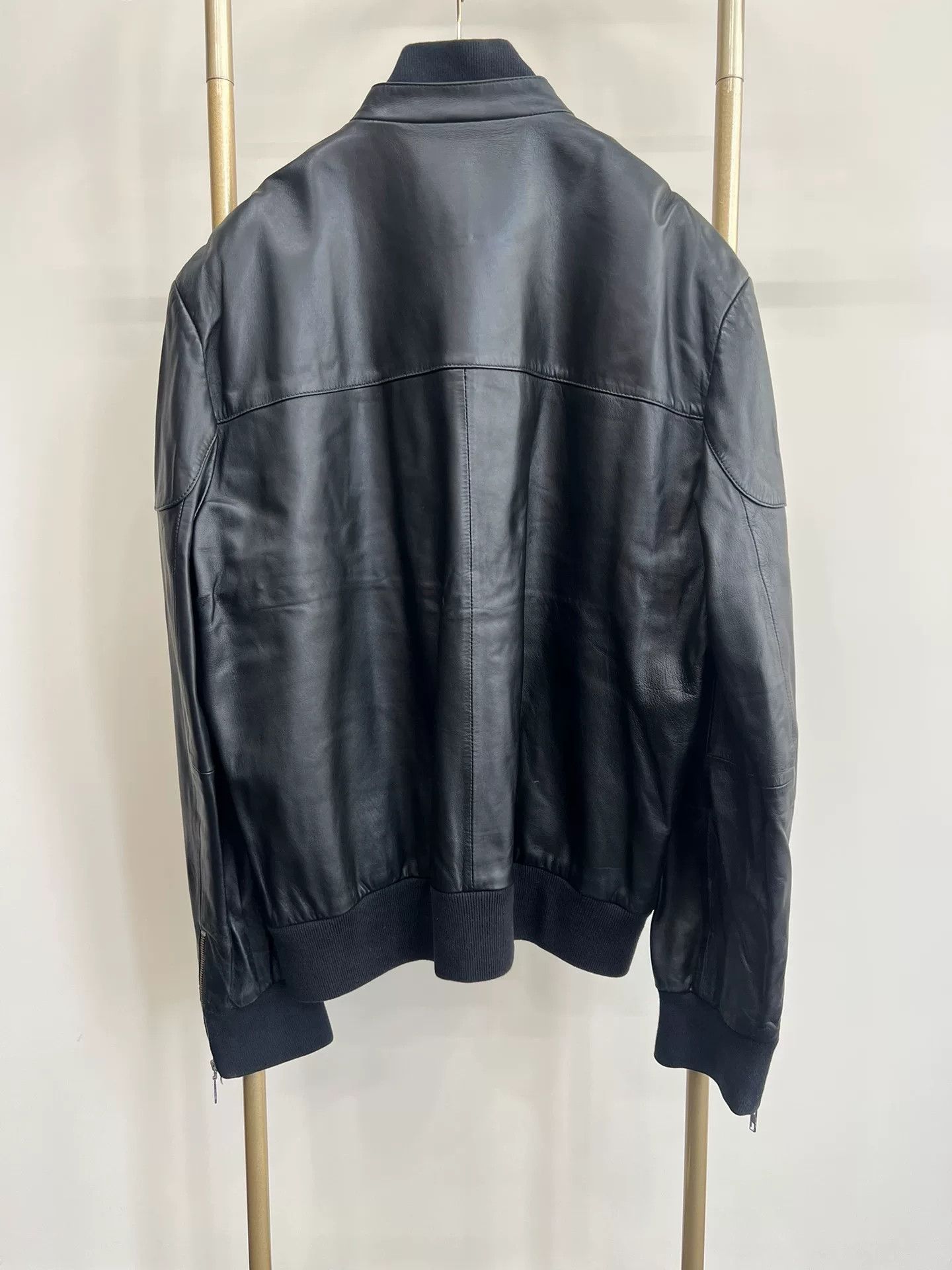 Givenchy GIVENCHY Logo Leather Jacket XXL Size US XXL / EU 58 / 5 - 2 Thumbnail