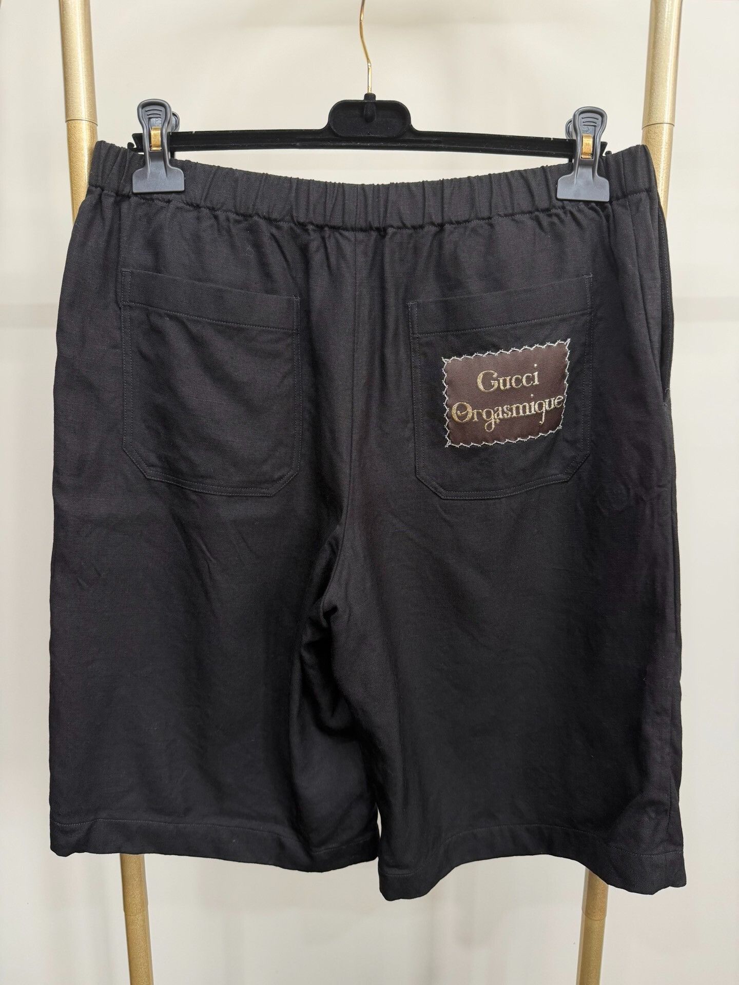 Gucci Gucci Embroidered Logo Casual Shorts Size 48 Size US 32 / EU 48 - 2 Thumbnail