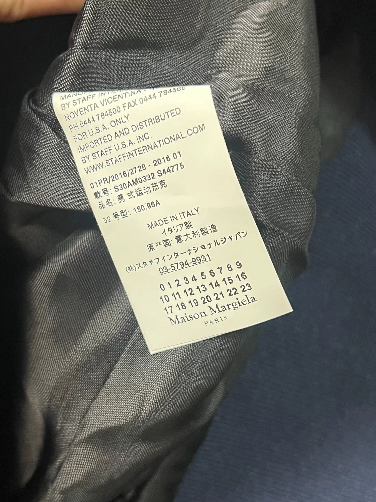 Maison Margiela Maison Margiela Classic Jacket Size 52 Size US L / EU 52-54 / 3 - 4 Thumbnail