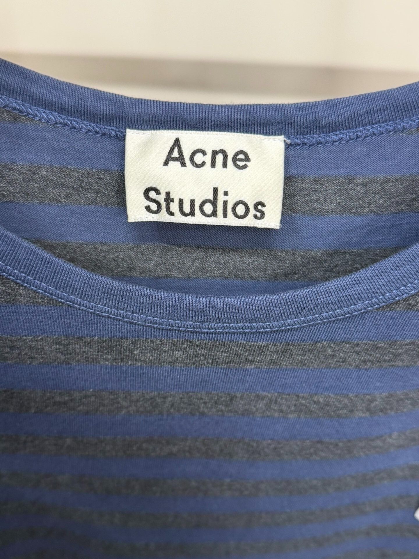 Acne Studios Acne Studios Smiley Striped Short-Sleeve T-shirt XL Size US XL / EU 56 / 4 - 3 Thumbnail