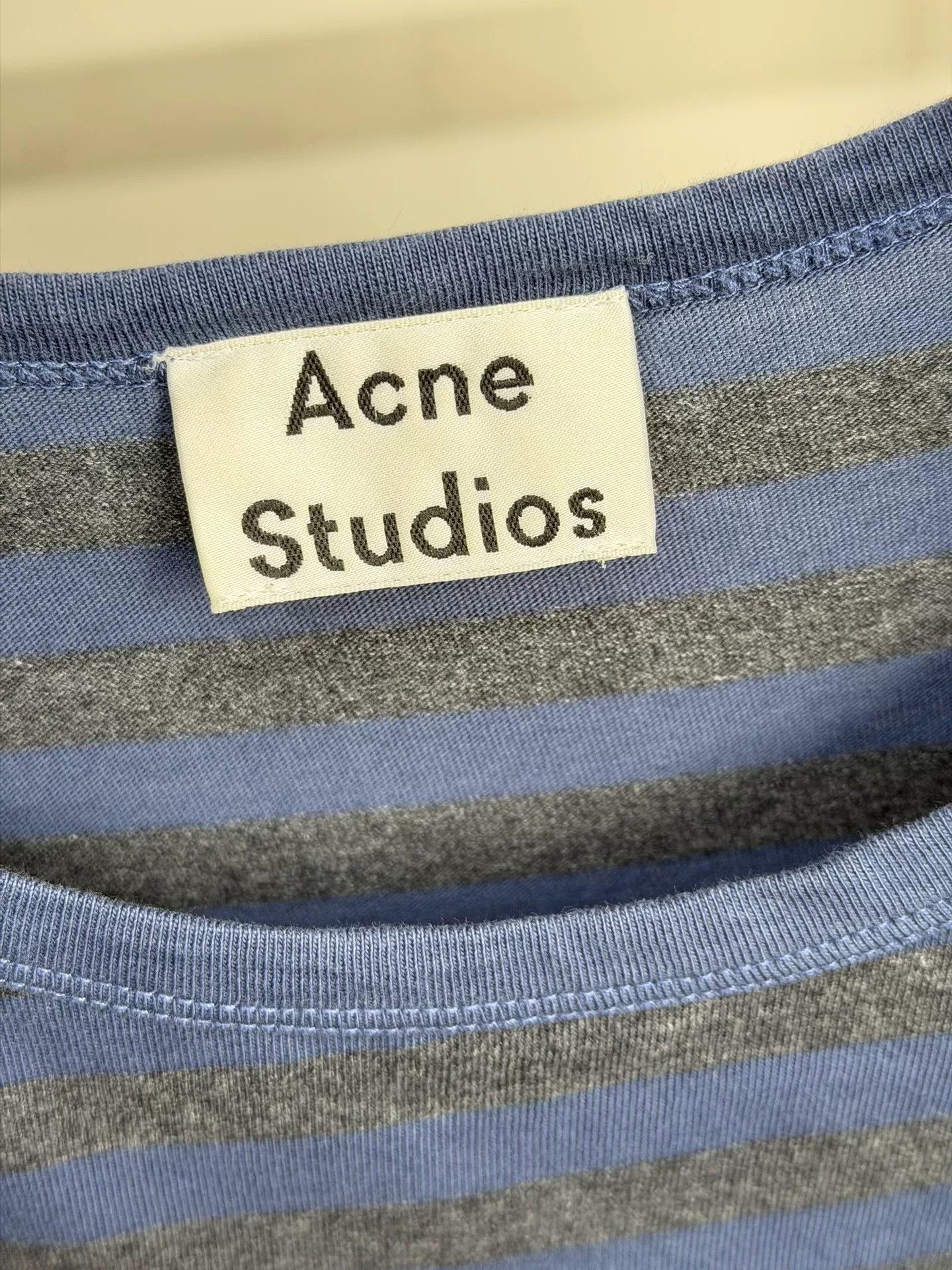 Acne Studios Acne Studios Stripe Smiley Long-Sleeve T-Shirt XL Size US XL / EU 56 / 4 - 3 Thumbnail