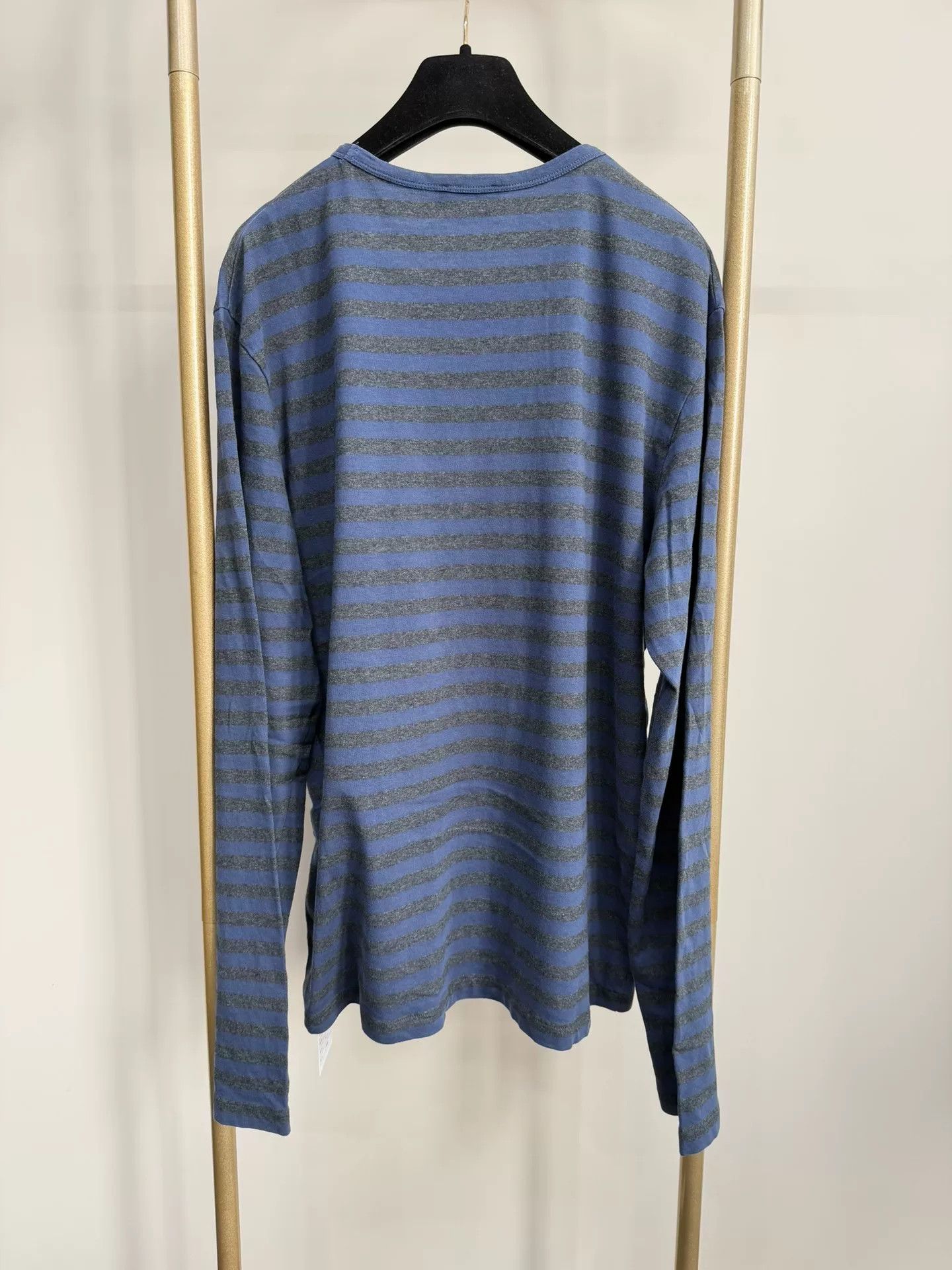 Acne Studios Acne Studios Stripe Smiley Long-Sleeve T-Shirt XL Size US XL / EU 56 / 4 - 2 Thumbnail