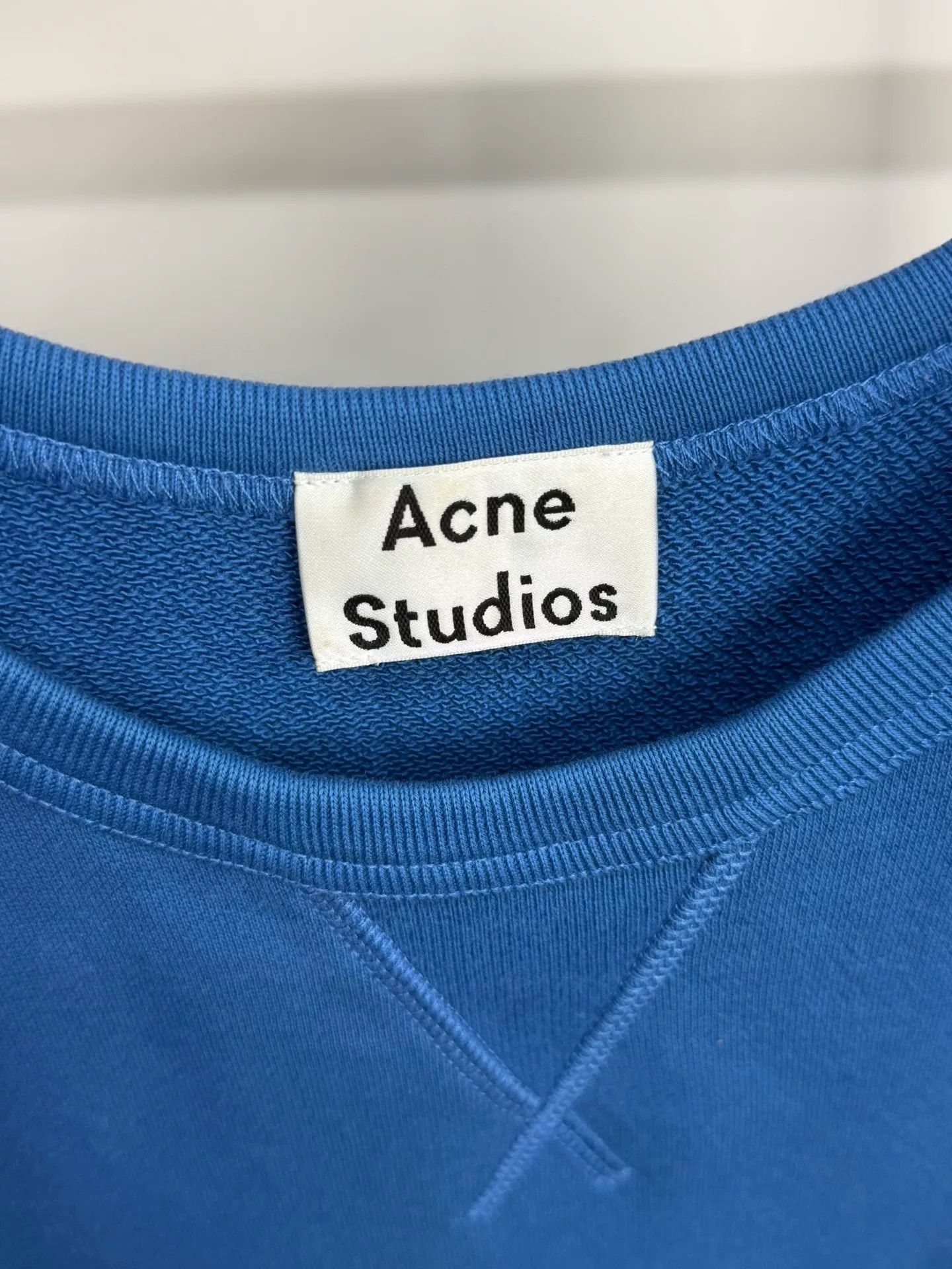 Acne Studios Acne Studios Blue Smiley Sweatshirt XL Size US XL / EU 56 / 4 - 3 Thumbnail