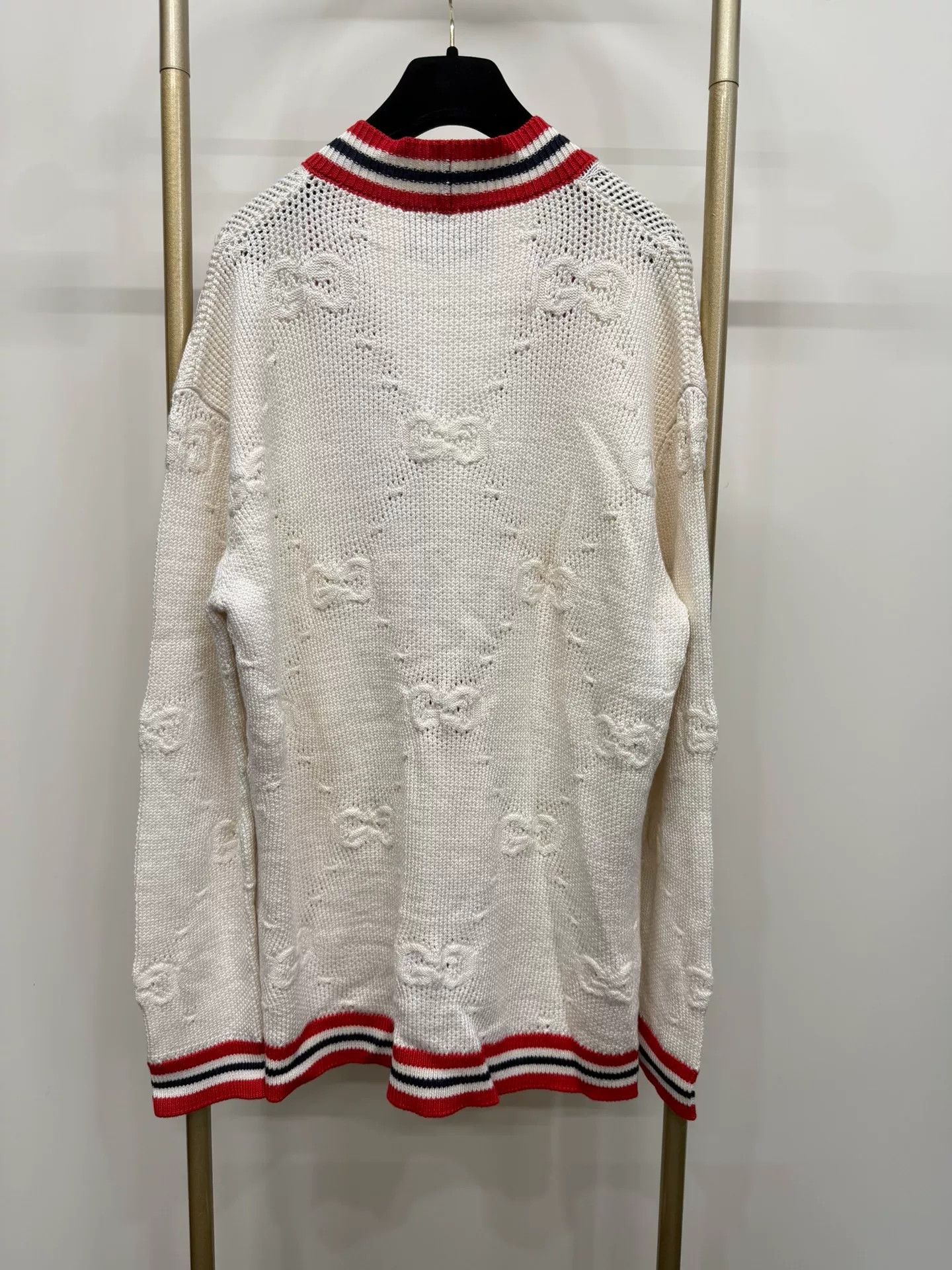 Gucci Gucci Logo Knit Cardigan Size S Size S / US 4 / IT 40 - 2 Thumbnail