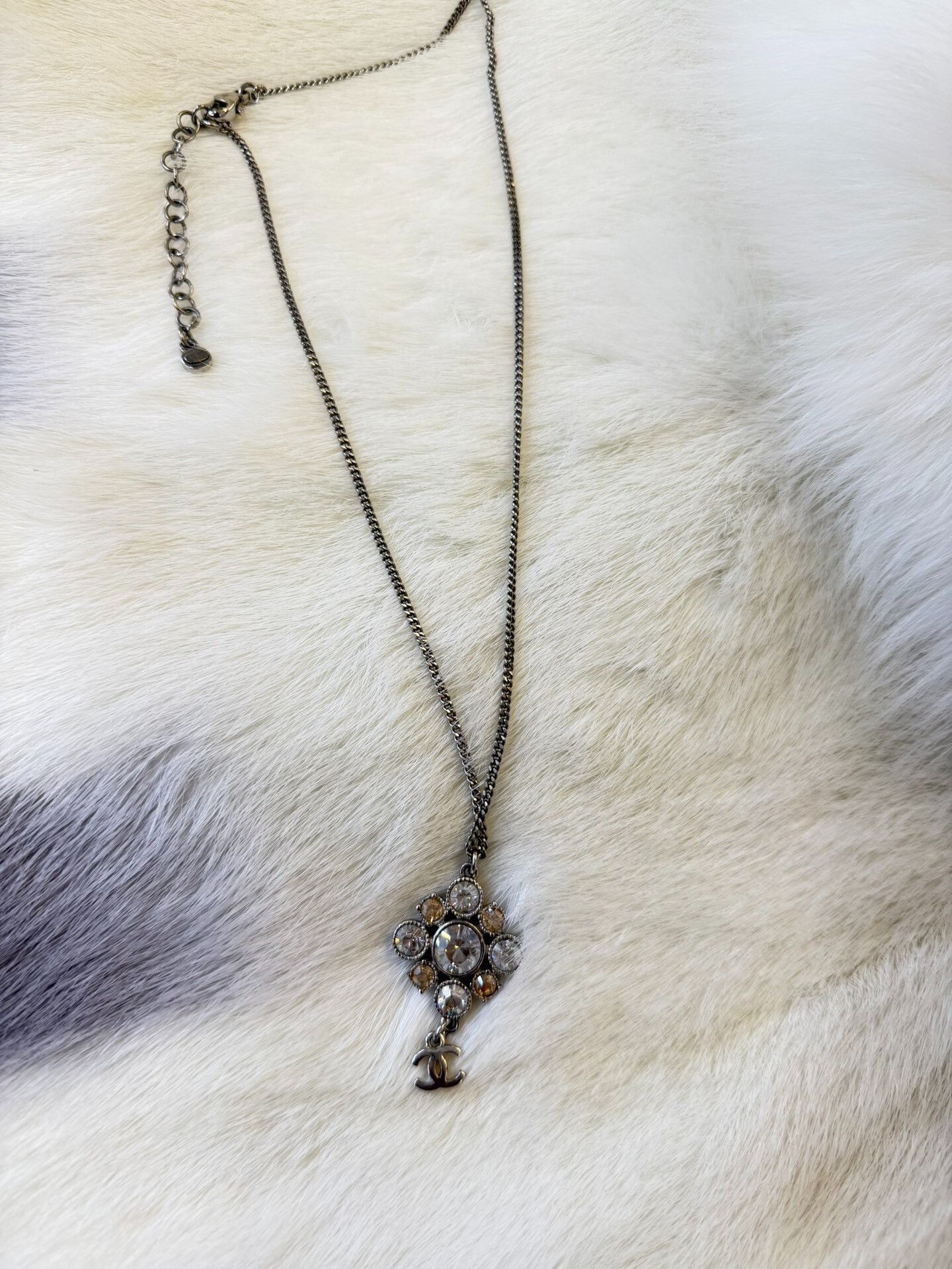 Chanel Chanel Baroque Crystal Double C Necklace Size ONE SIZE - 2 Thumbnail